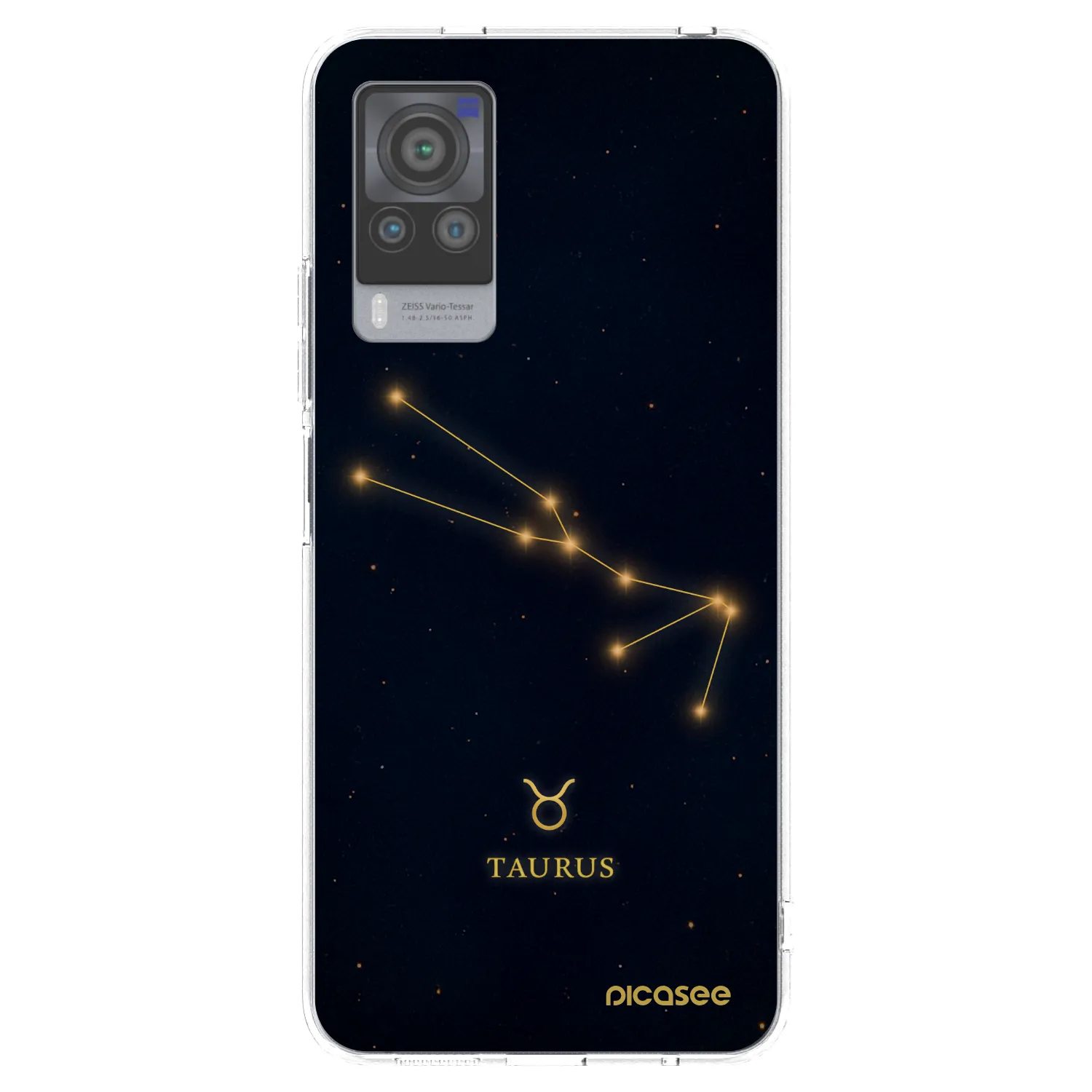 Picasee silikonska prozirna maskica za Vivo X60 Pro 5G - TAURUS