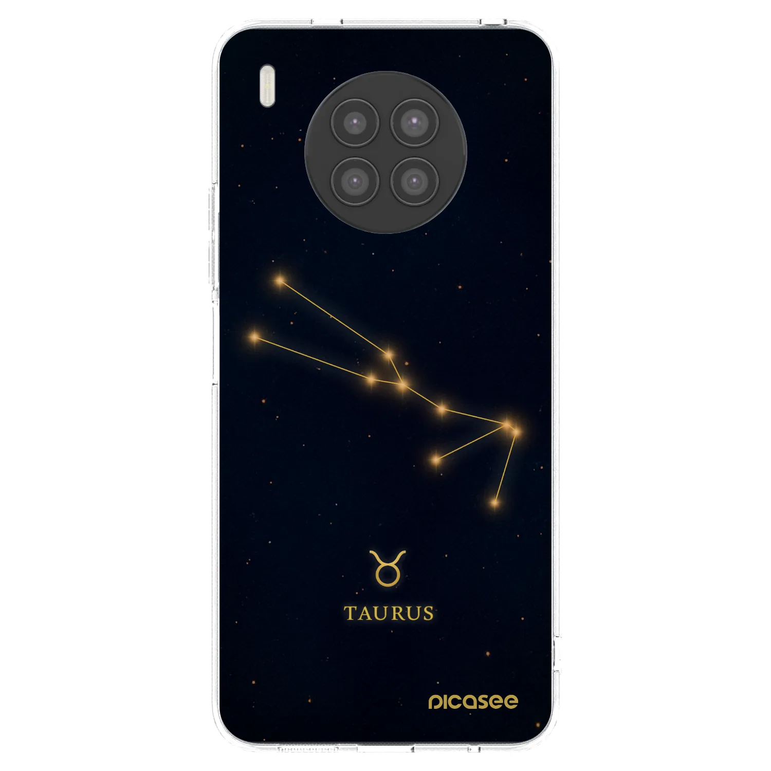 Picasee silikonska prozirna maskica za Huawei Nova 8i - TAURUS
