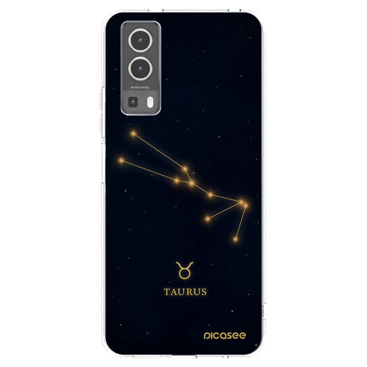 Picasee silikonska prozirna maskica za Vivo Y72 5G - TAURUS
