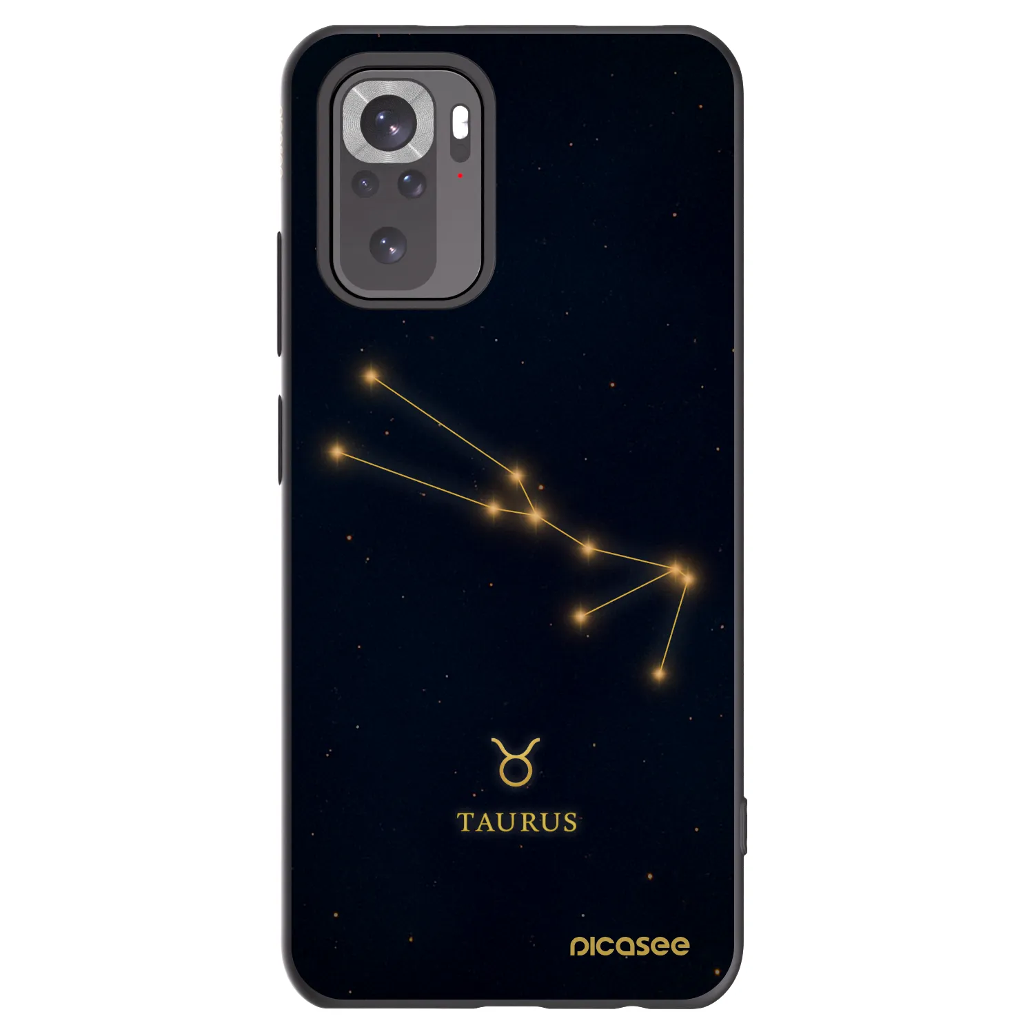 Picasee crna silikonska maskica za Xiaomi Redmi Note 11S 4G - TAURUS