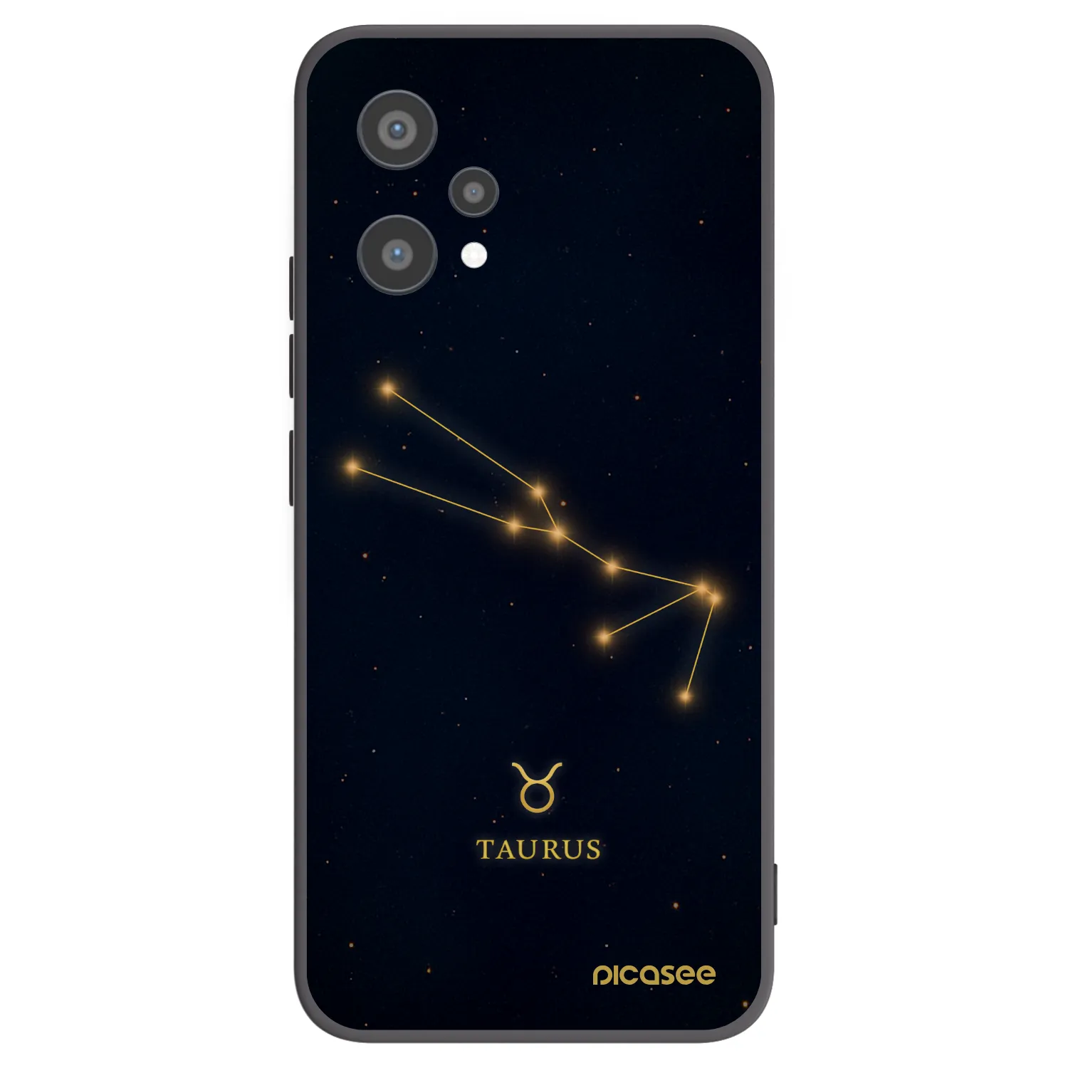 Picasee crna silikonska maskica za Realme 9 Pro 5G - TAURUS