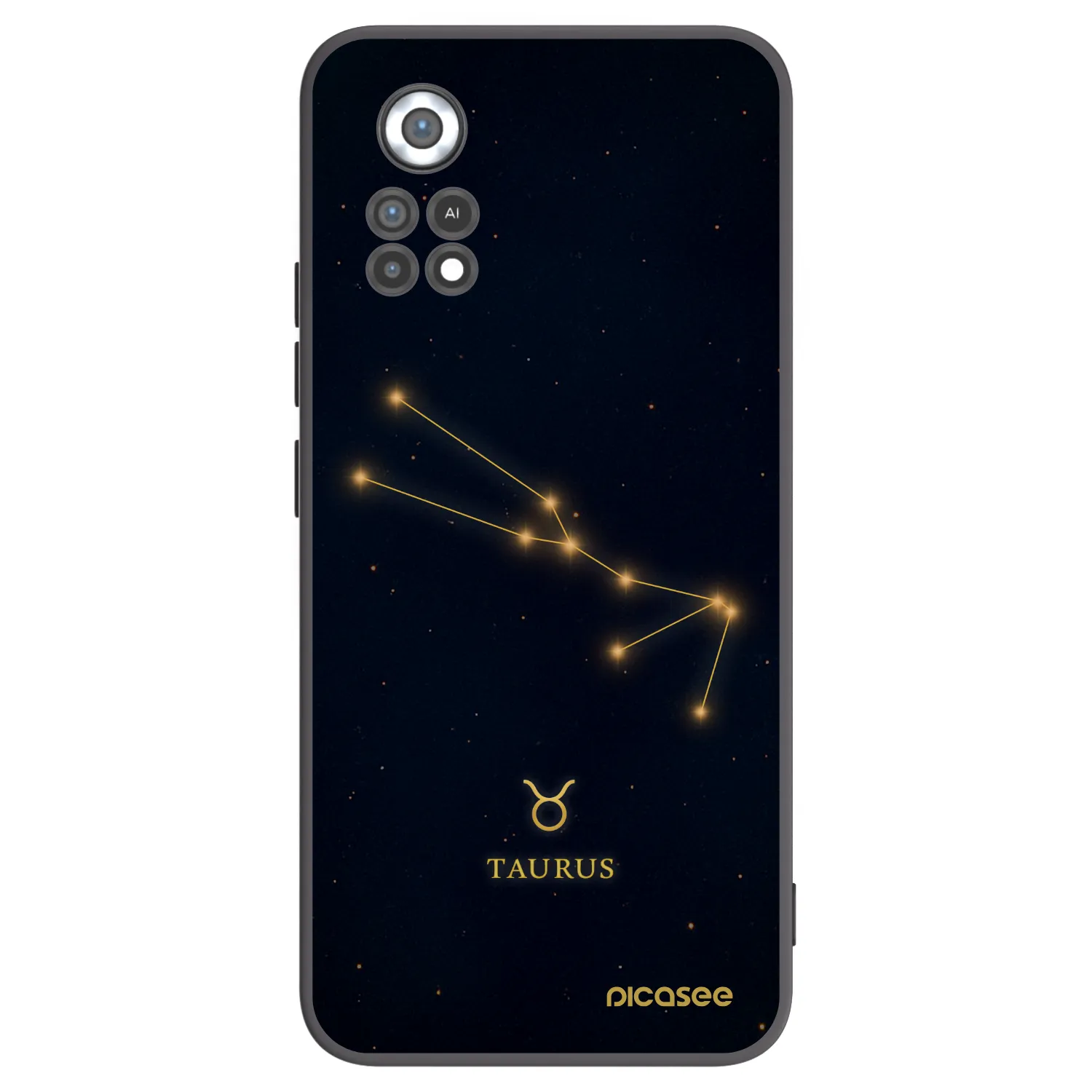 Picasee crna silikonska maskica za Xiaomi Poco X4 Pro 5G - TAURUS