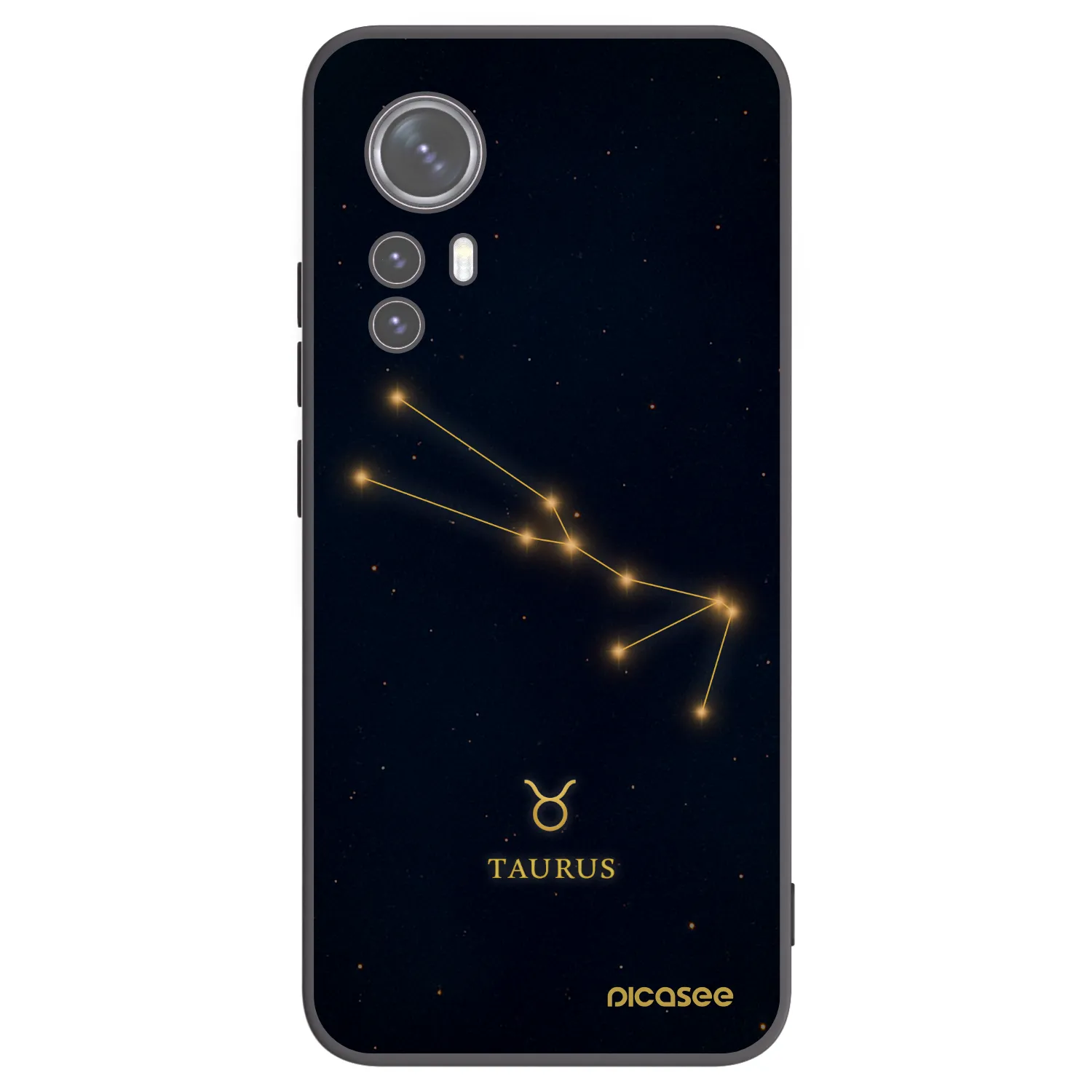 Picasee crna silikonska maskica za Xiaomi 12 - TAURUS