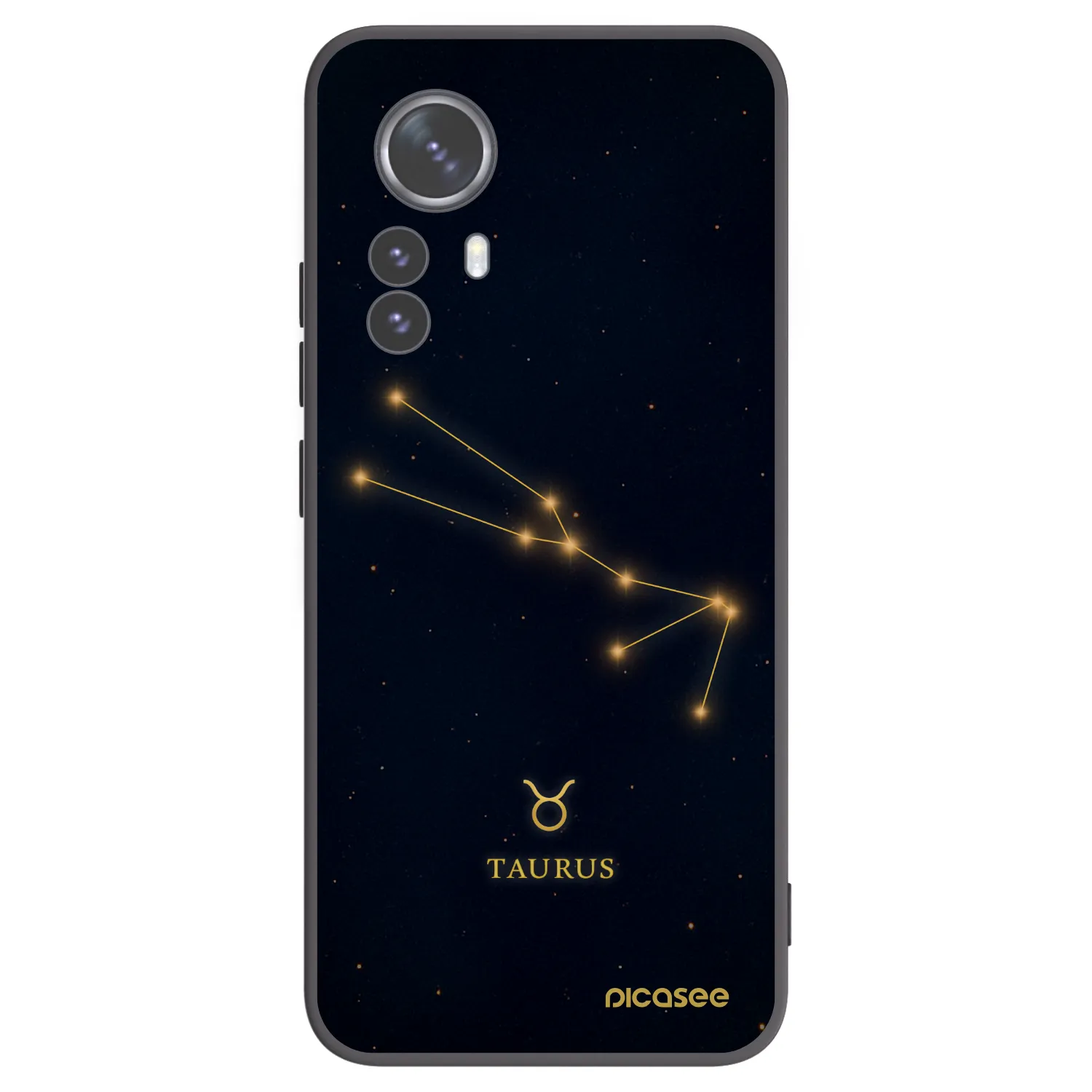 Picasee crna silikonska maskica za Xiaomi 12 Pro - TAURUS
