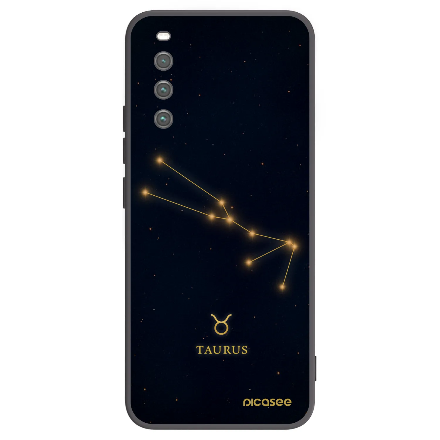 Picasee crna silikonska maskica za Sony Xperia 10 IV 5G - TAURUS