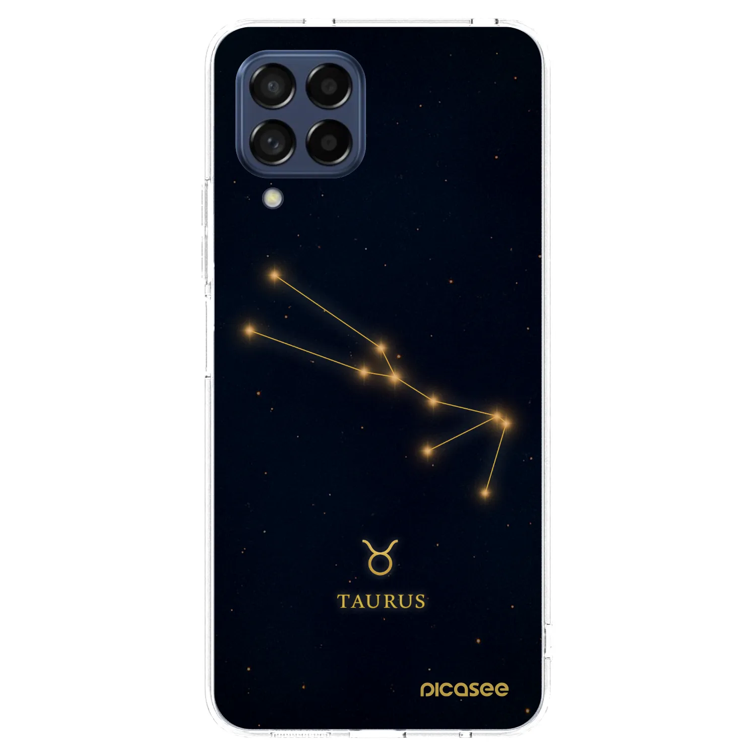 Picasee silikonska prozirna maskica za Samsung Galaxy M53 5G - TAURUS