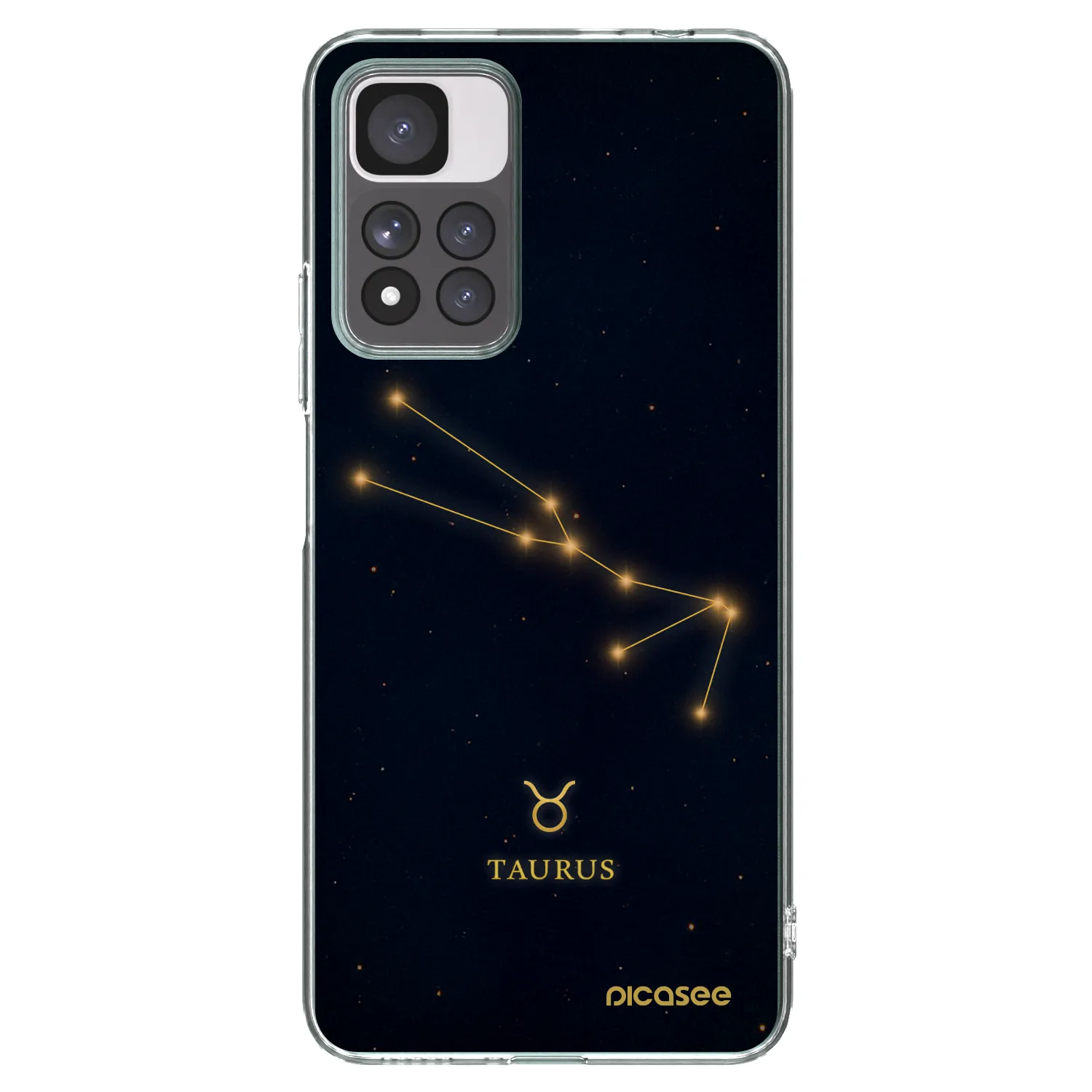 Picasee silikonska prozirna maskica za Xiaomi Redmi Note 11 Pro+ 5G - TAURUS