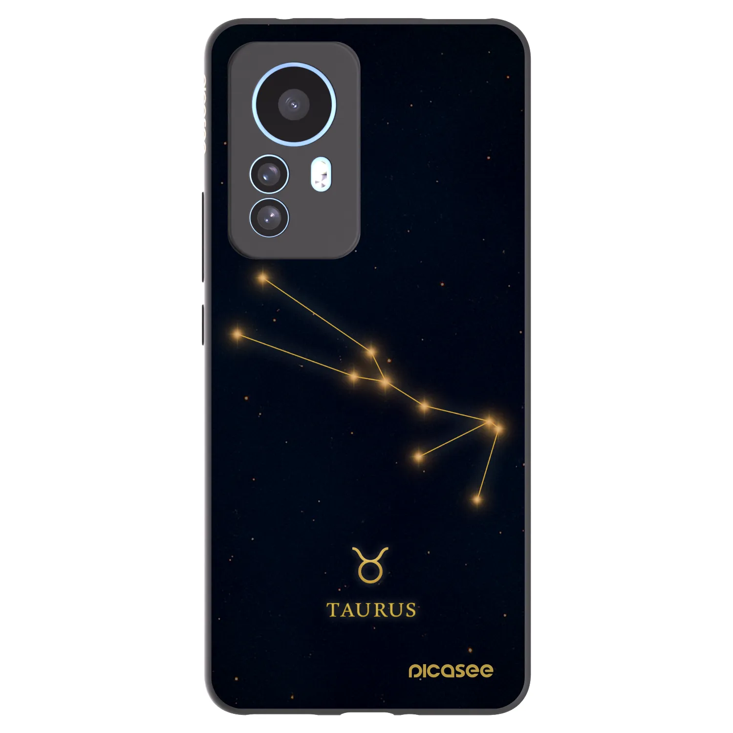Picasee crna silikonska maskica za Xiaomi 12T Pro - TAURUS