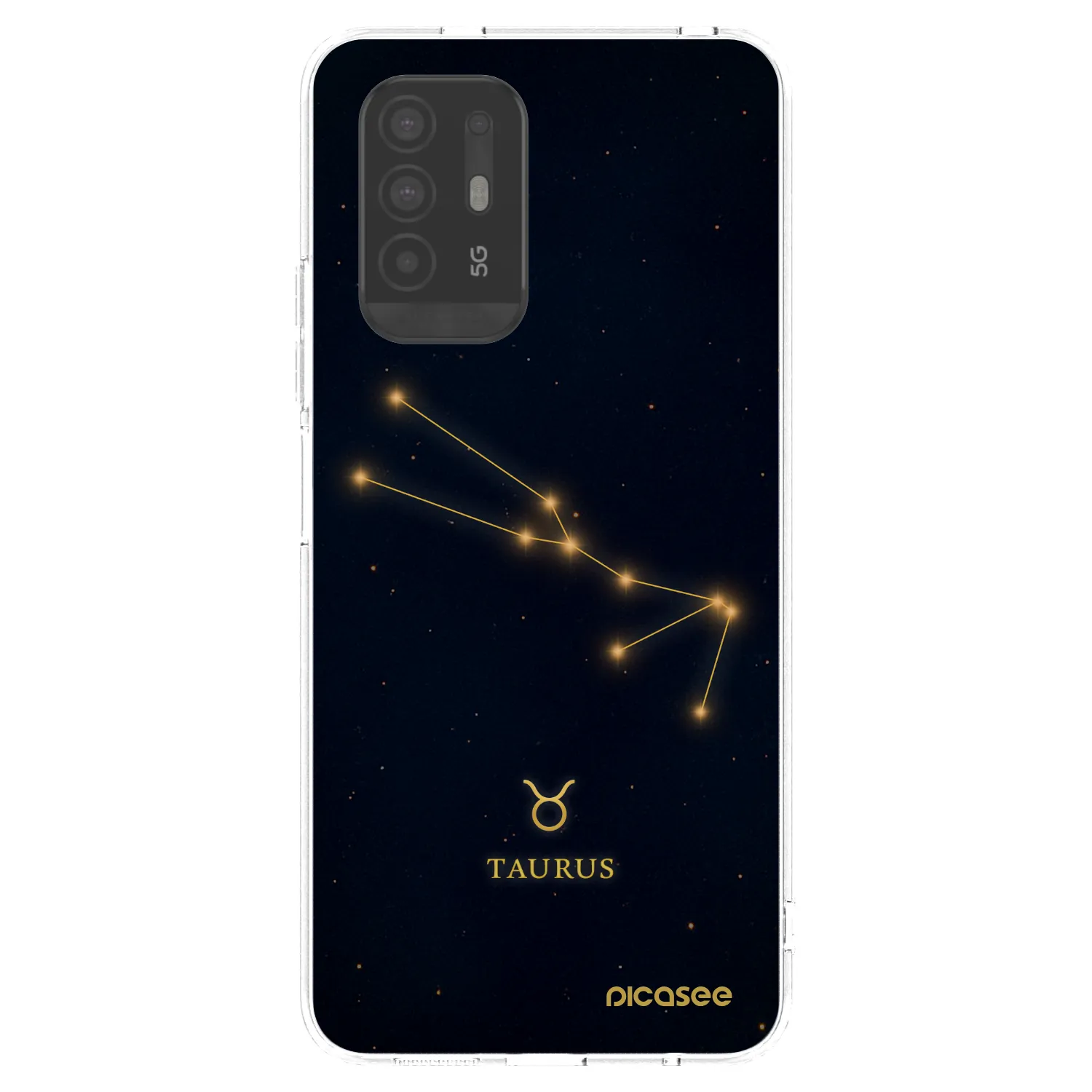 Picasee silikonska prozirna maskica za OPPO A94 5G - TAURUS
