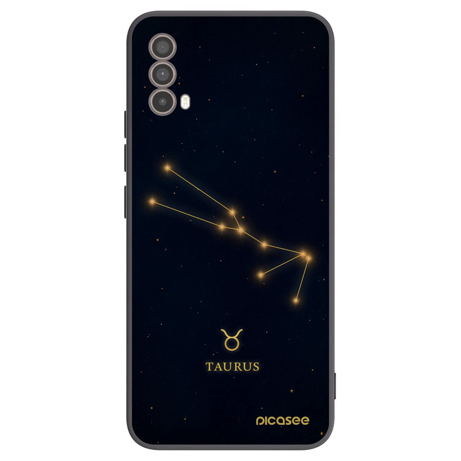 Picasee crna silikonska maskica za Motorola Moto E40 - TAURUS