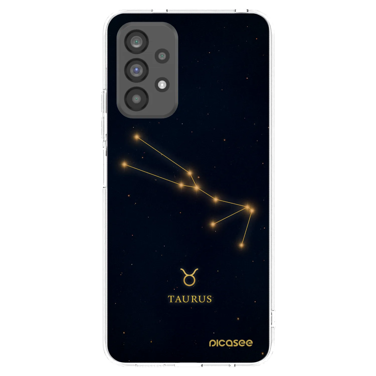Picasee silikonska prozirna maskica za Samsung Galaxy A73 5G - TAURUS