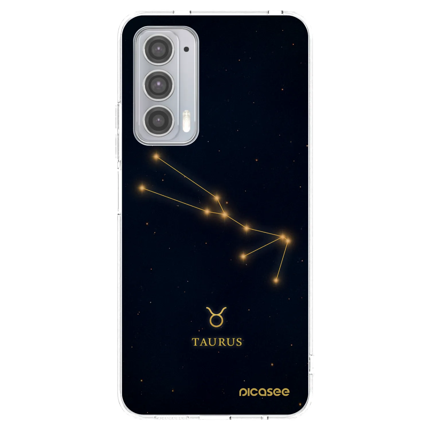 Picasee silikonska prozirna maskica za Motorola Edge 20 - TAURUS