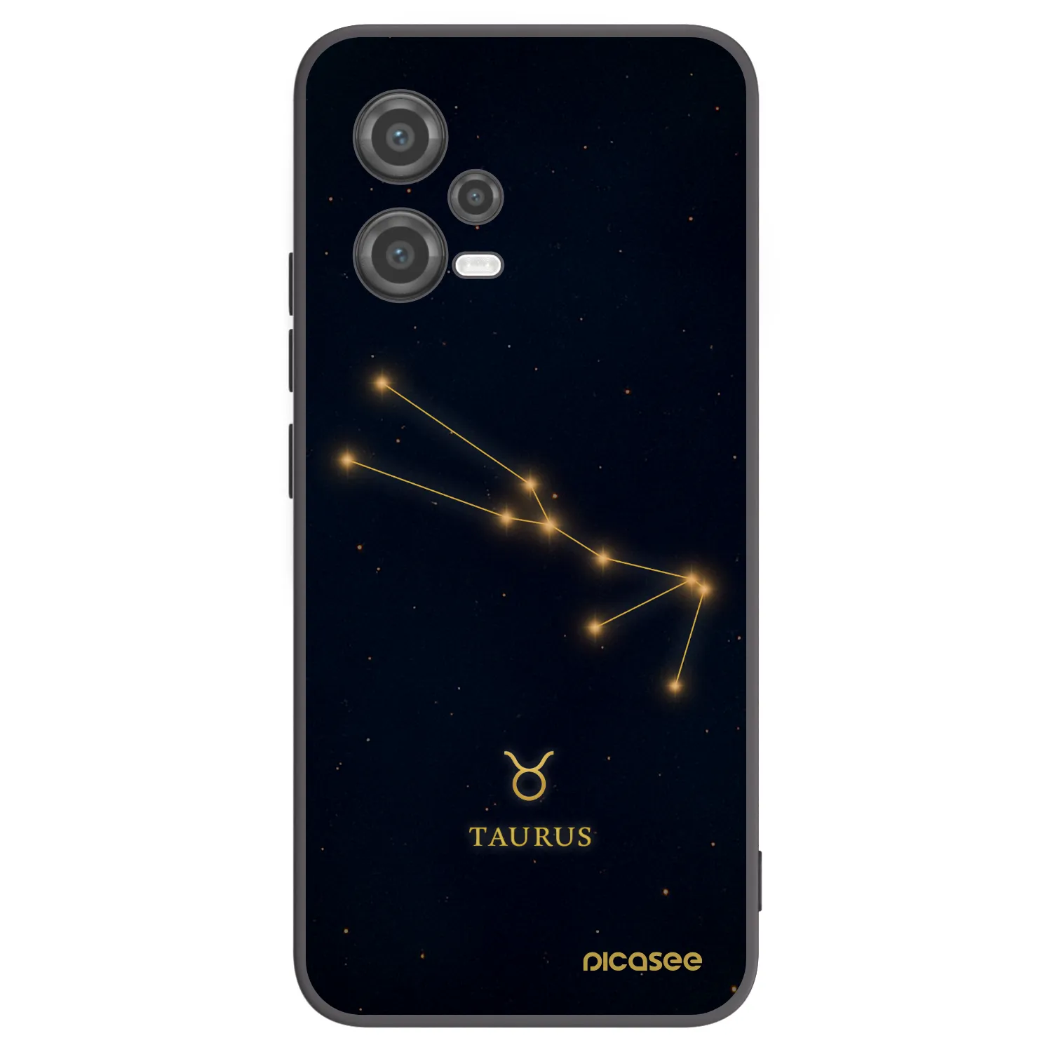 Picasee crna silikonska maskica za Xiaomi Poco X5 - TAURUS