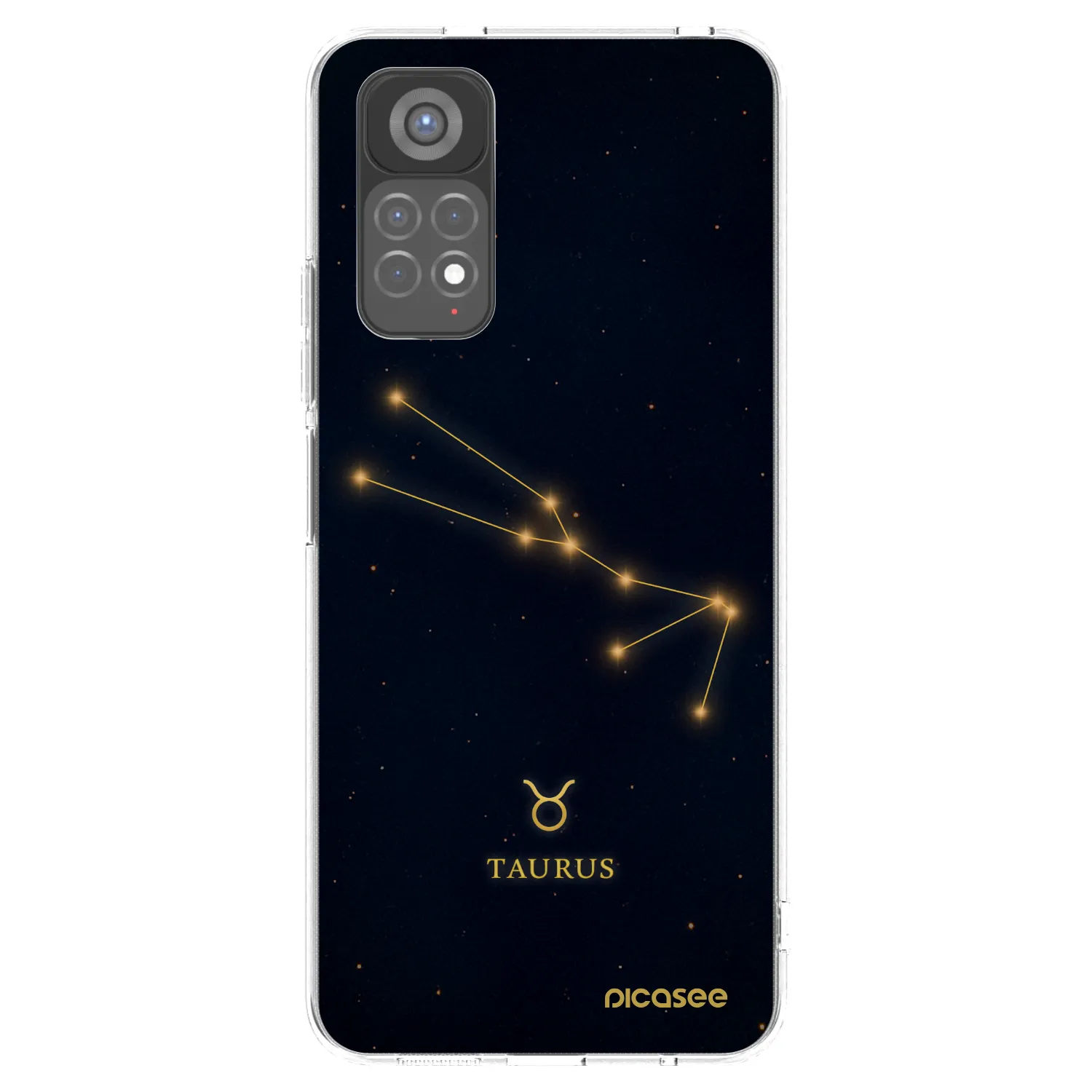 Picasee silikonska prozirna maskica za Xiaomi Redmi Note 11S 5G - TAURUS