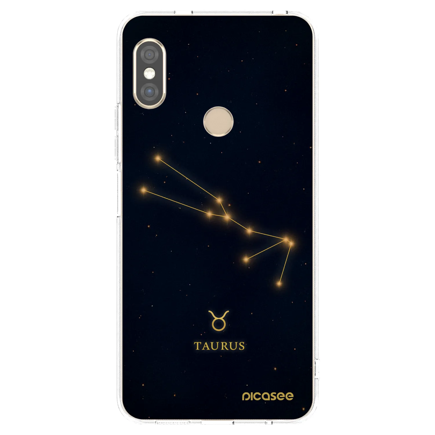 Picasee silikonska prozirna maskica za Xiaomi Redmi Note 5 Global - TAURUS
