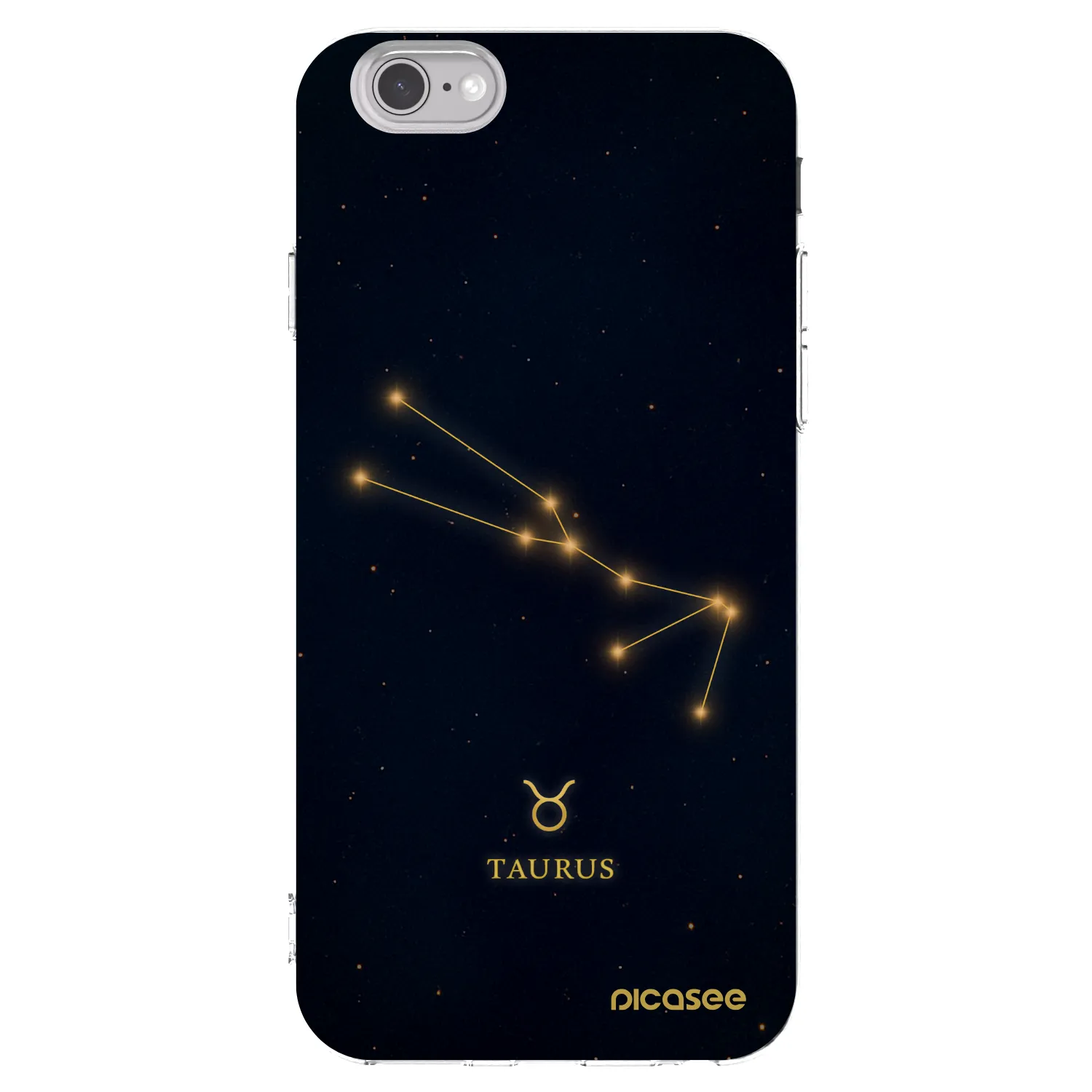 Picasee silikonska prozirna maskica za Apple iPhone 6/6S - TAURUS