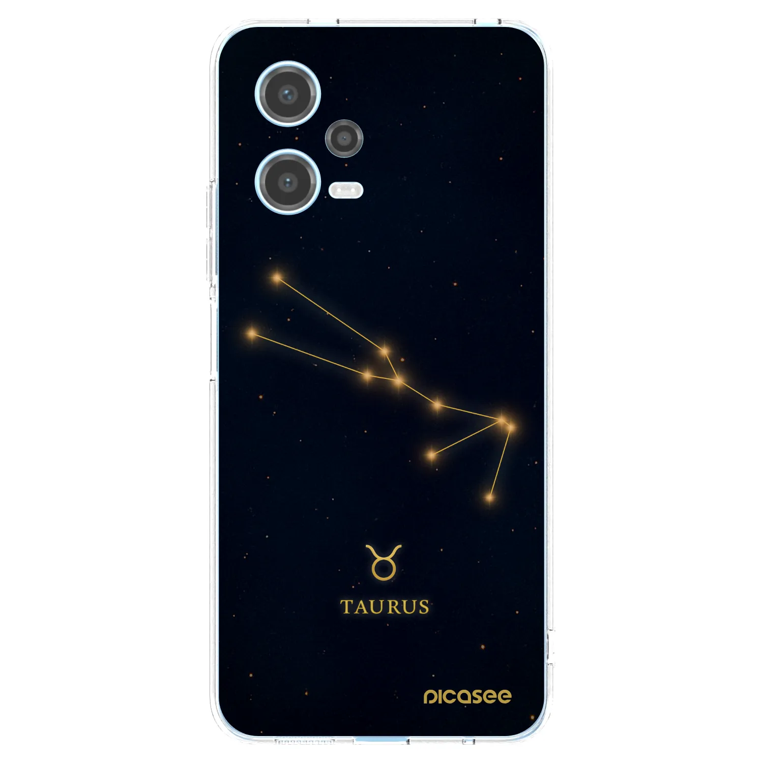 Picasee silikonska prozirna maskica za Xiaomi Redmi Note 12 5G - TAURUS