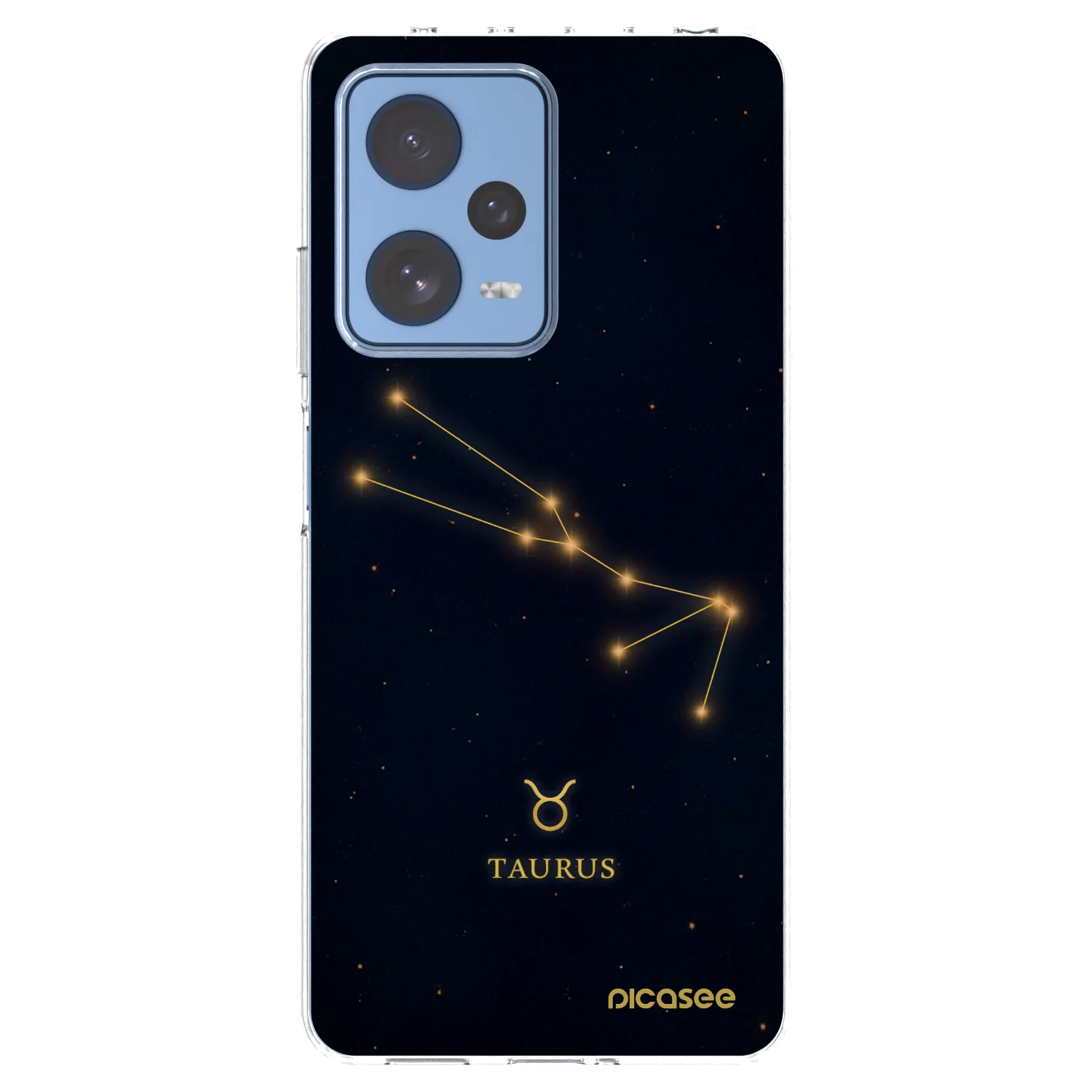 Picasee silikonska prozirna maskica za Xiaomi Redmi Note 12 Pro 5G - TAURUS