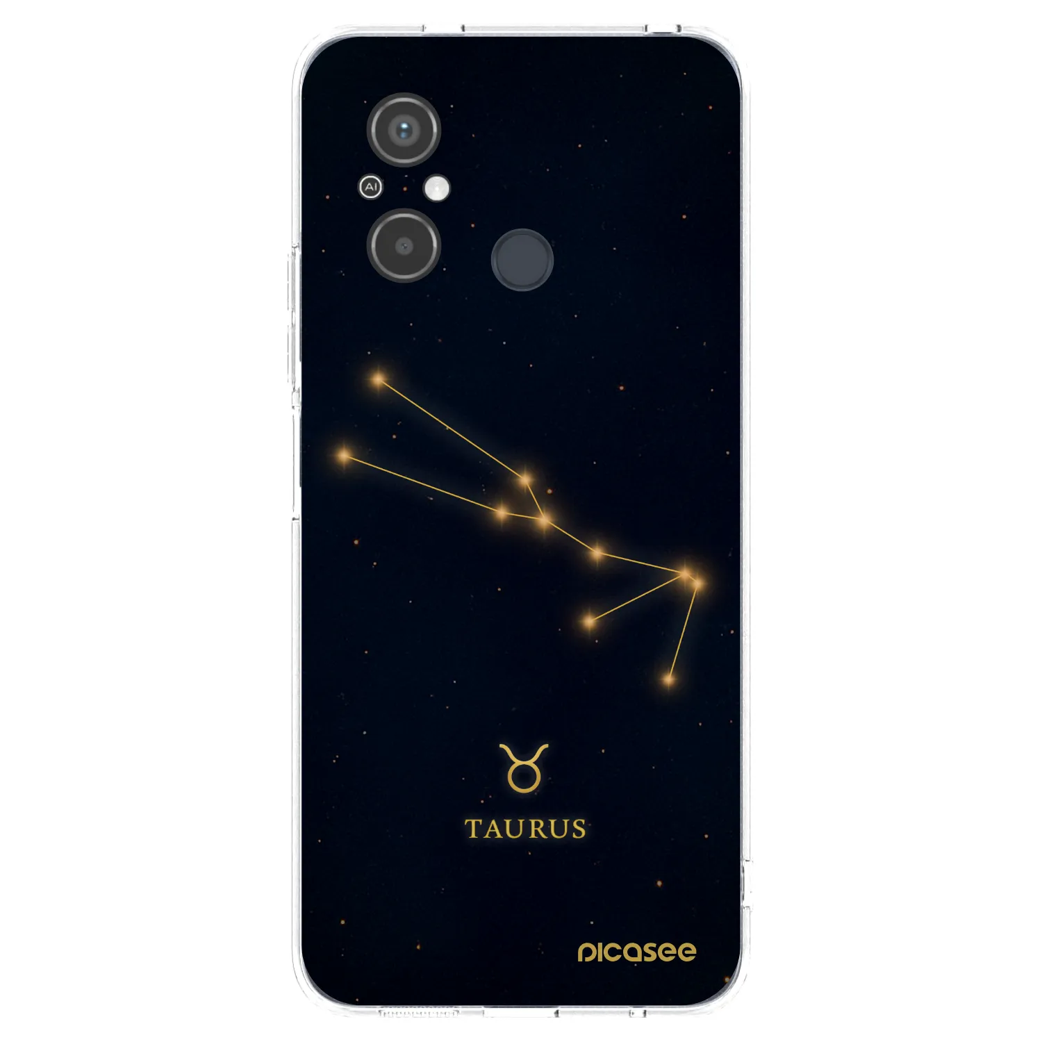 Picasee silikonska prozirna maskica za Xiaomi Redmi 12C - TAURUS