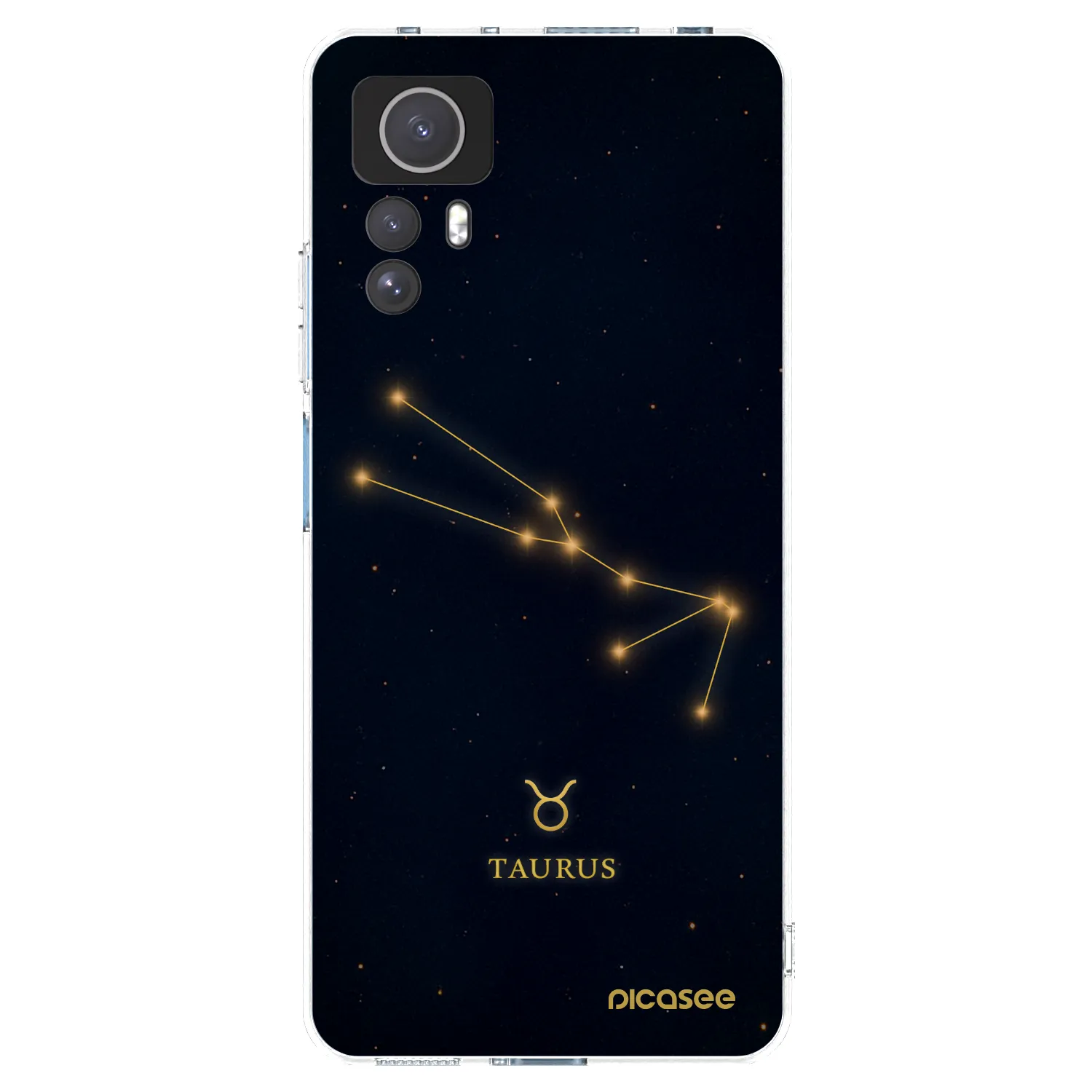 Picasee silikonska prozirna maskica za Xiaomi Redmi Note 12S - TAURUS