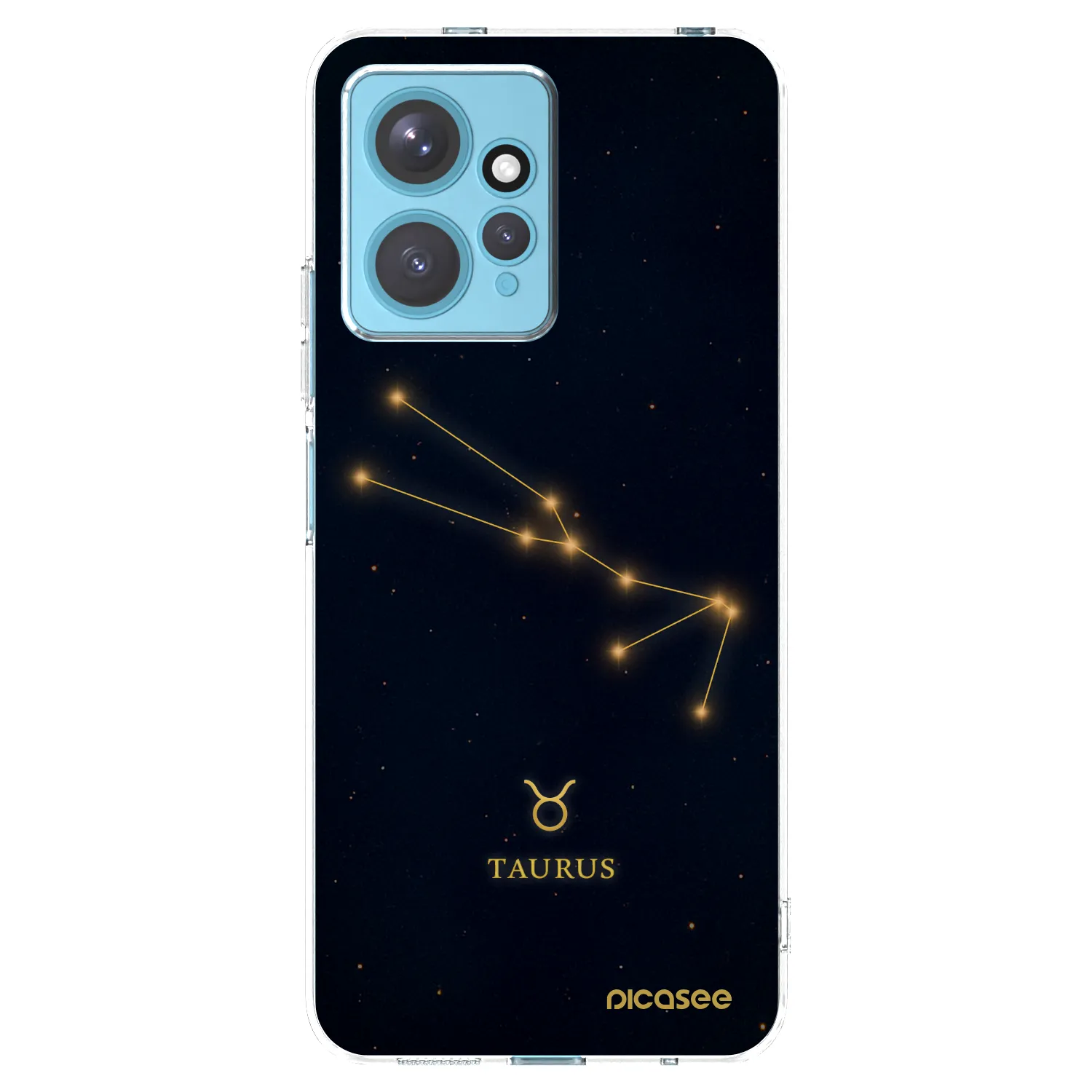 Picasee silikonska prozirna maskica za Xiaomi Redmi Note 12 4G - TAURUS