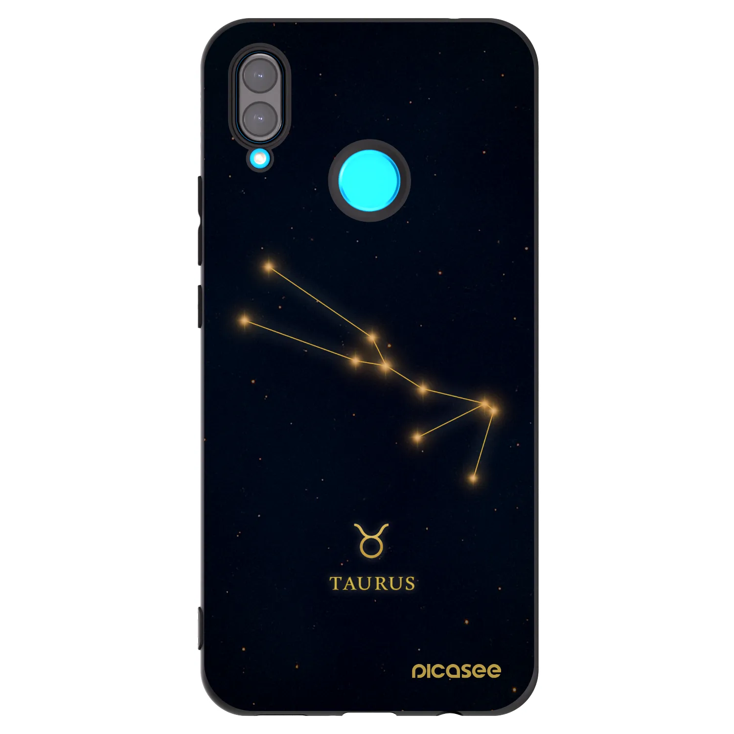 Picasee crna silikonska maskica za Huawei Nova 3i - TAURUS
