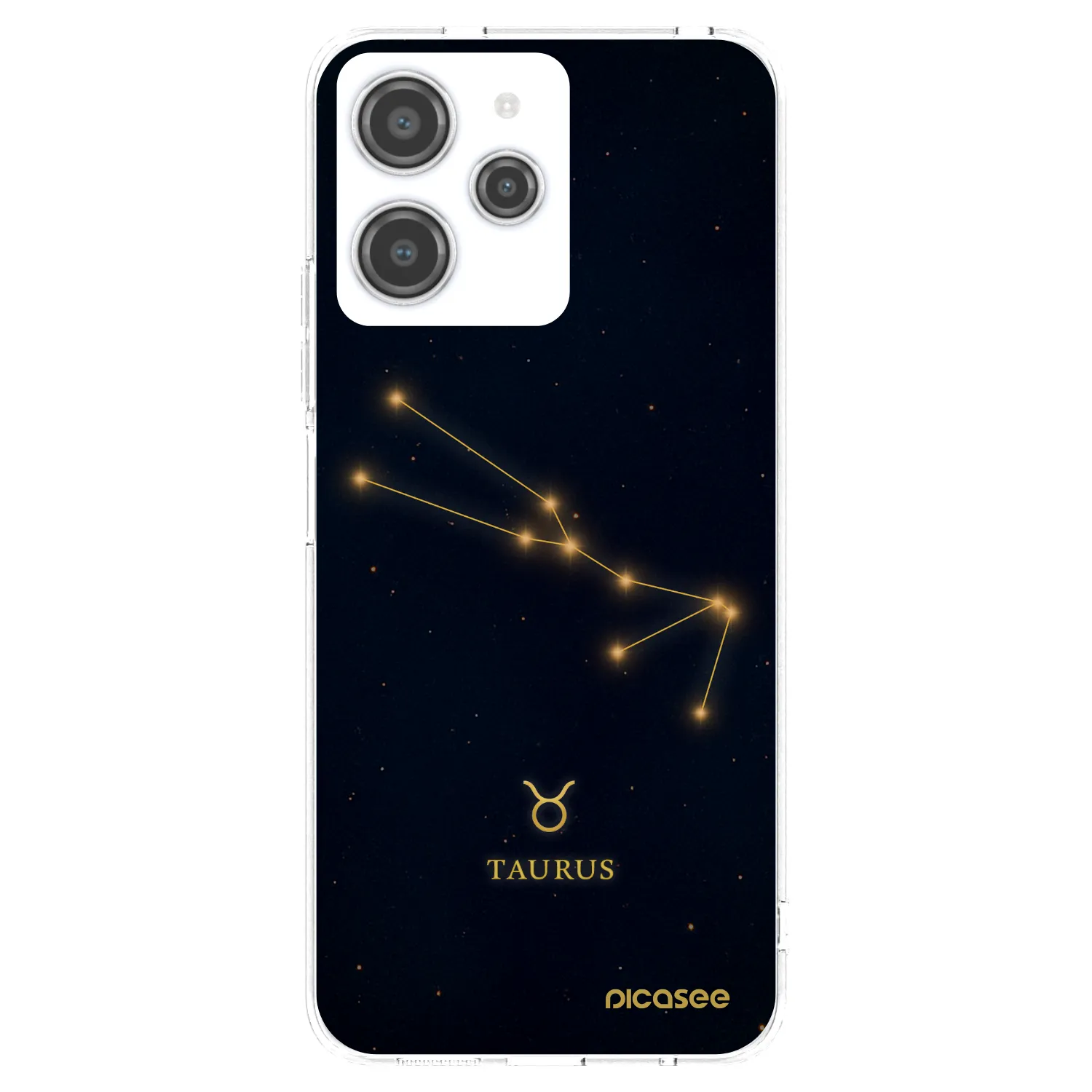 Picasee silikonska prozirna maskica za Xiaomi Redmi 12 4G - TAURUS