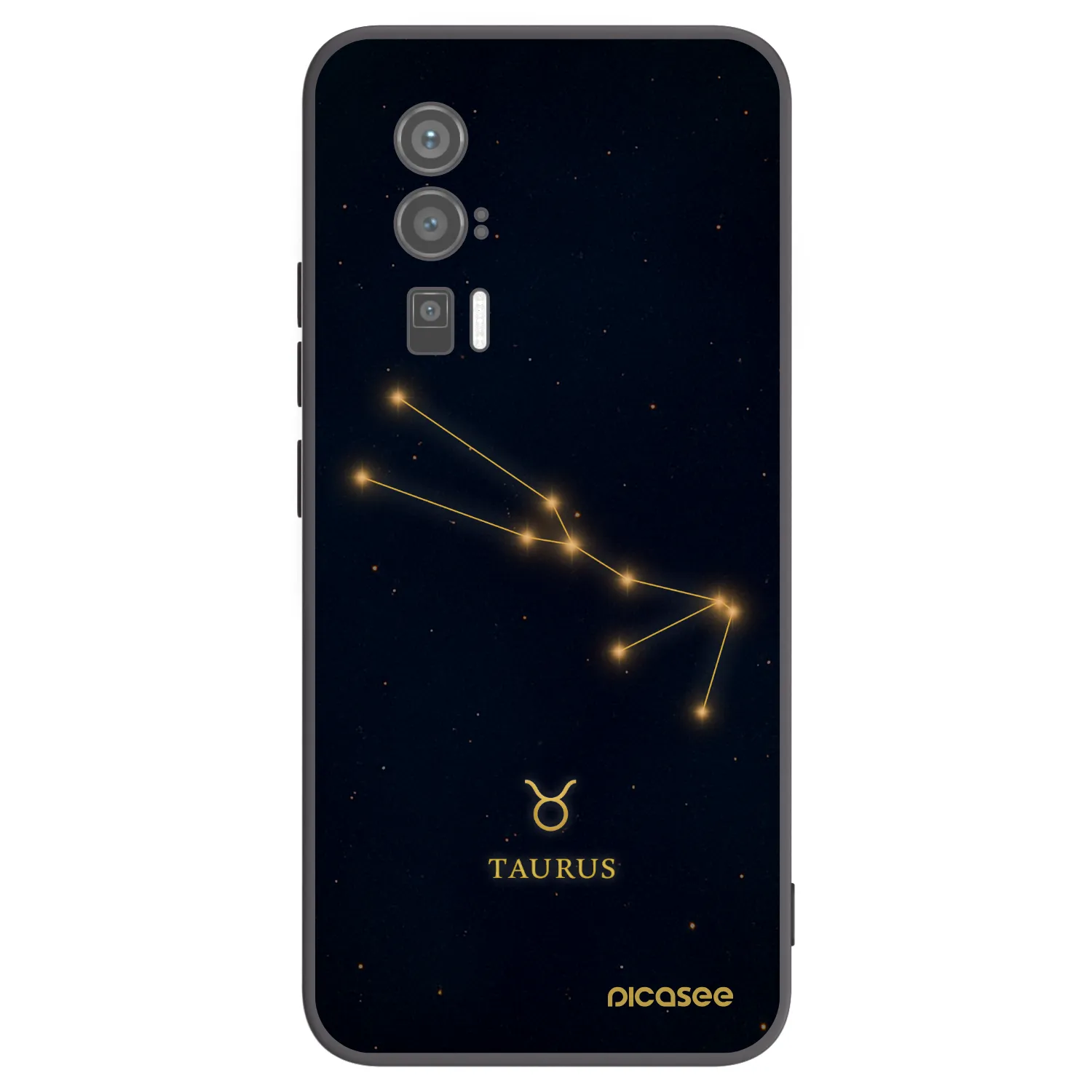 Picasee crna silikonska maskica za Xiaomi Poco F5 Pro 5G - TAURUS
