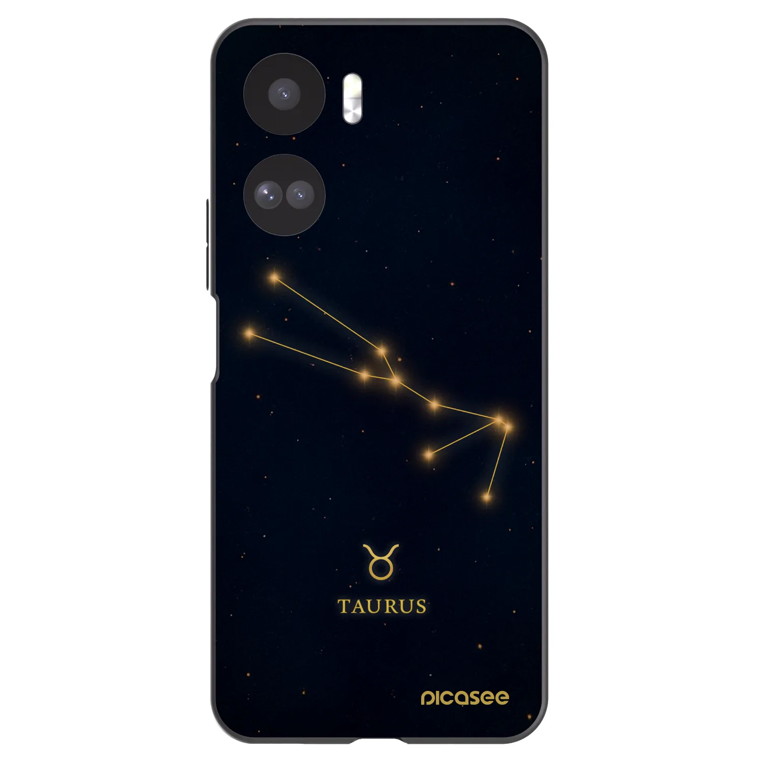 Picasee crna silikonska maskica za Honor 90 Lite 5G - TAURUS
