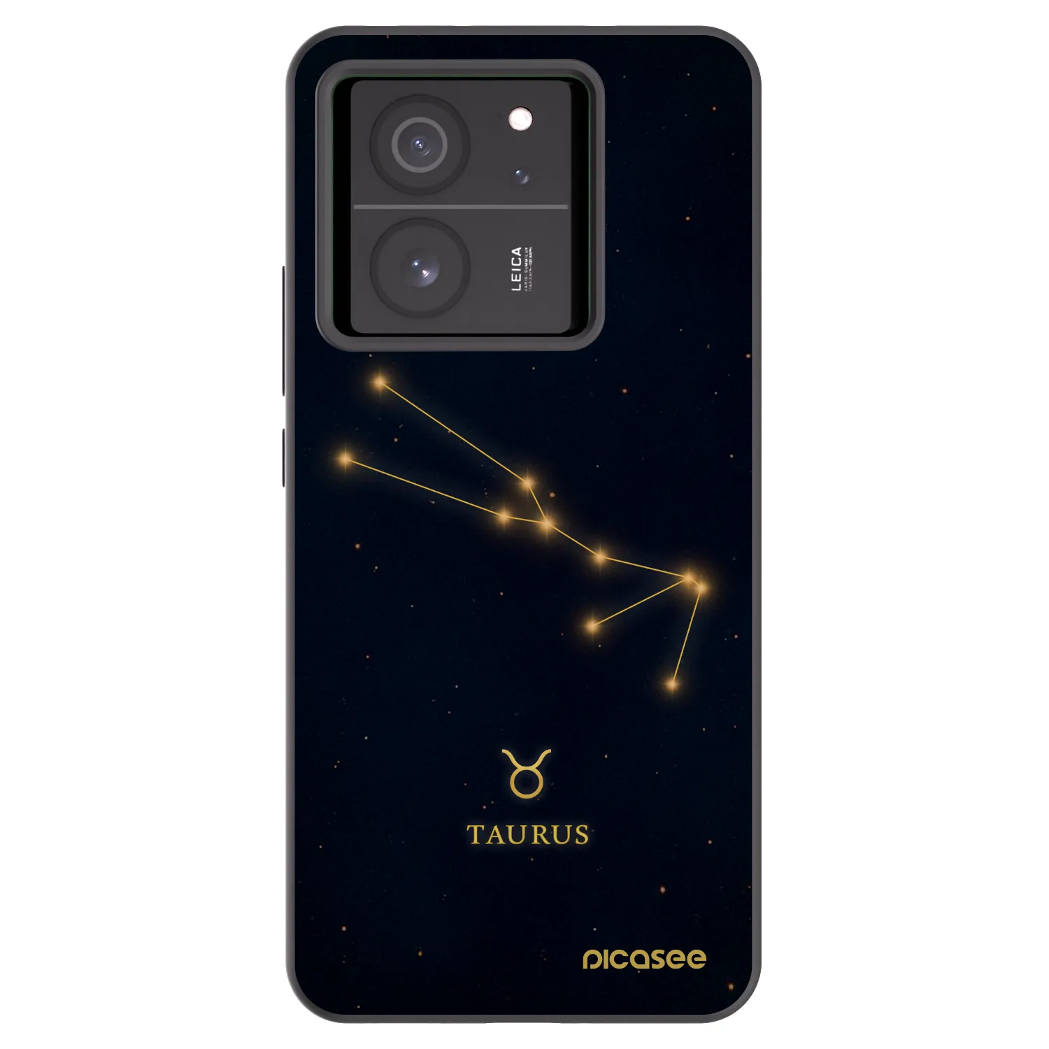 Picasee crna silikonska maskica za Xiaomi 13T Pro - TAURUS