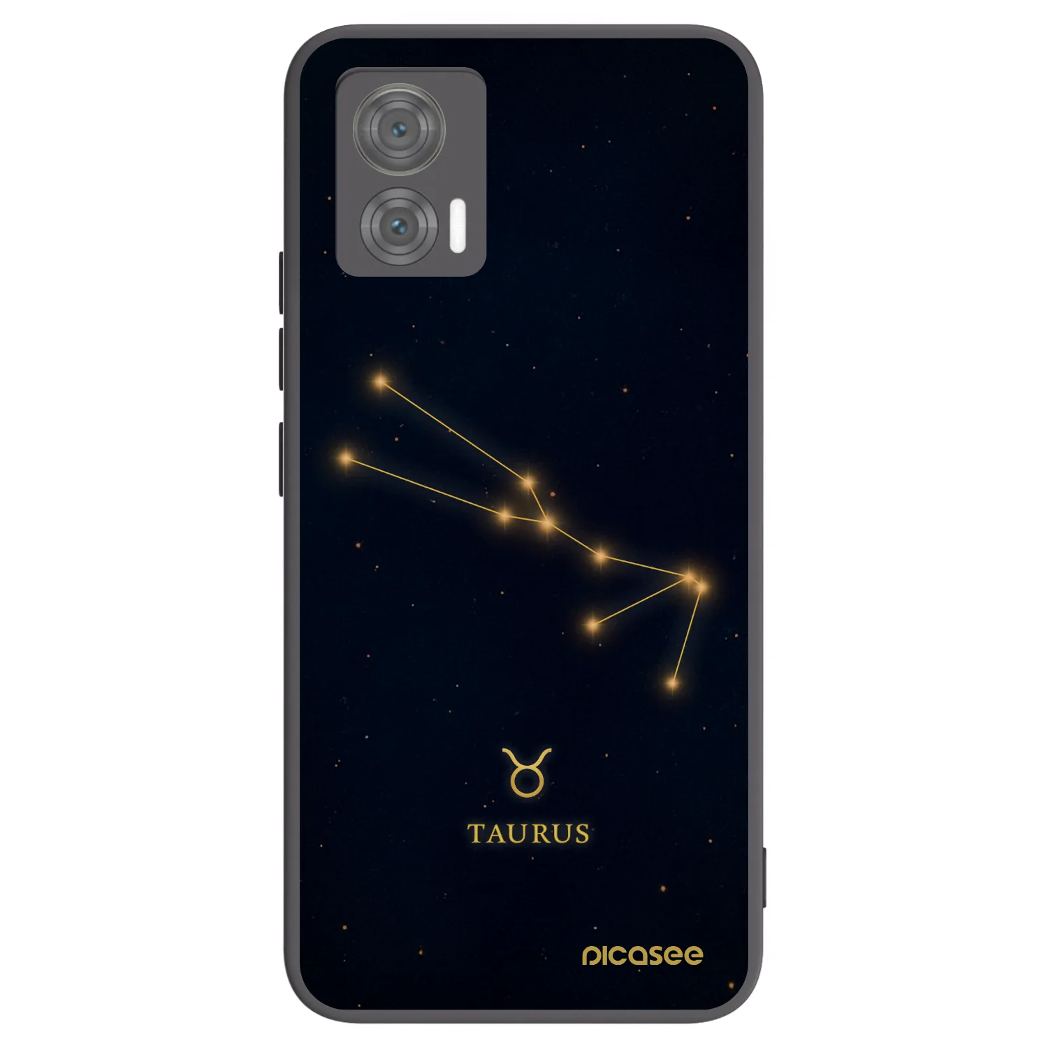 Picasee crna silikonska maskica za Motorola Edge 30 Neo - TAURUS