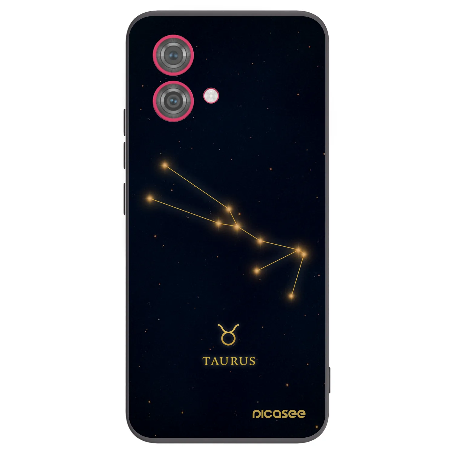 Picasee crna silikonska maskica za Motorola Moto G84 5G - TAURUS