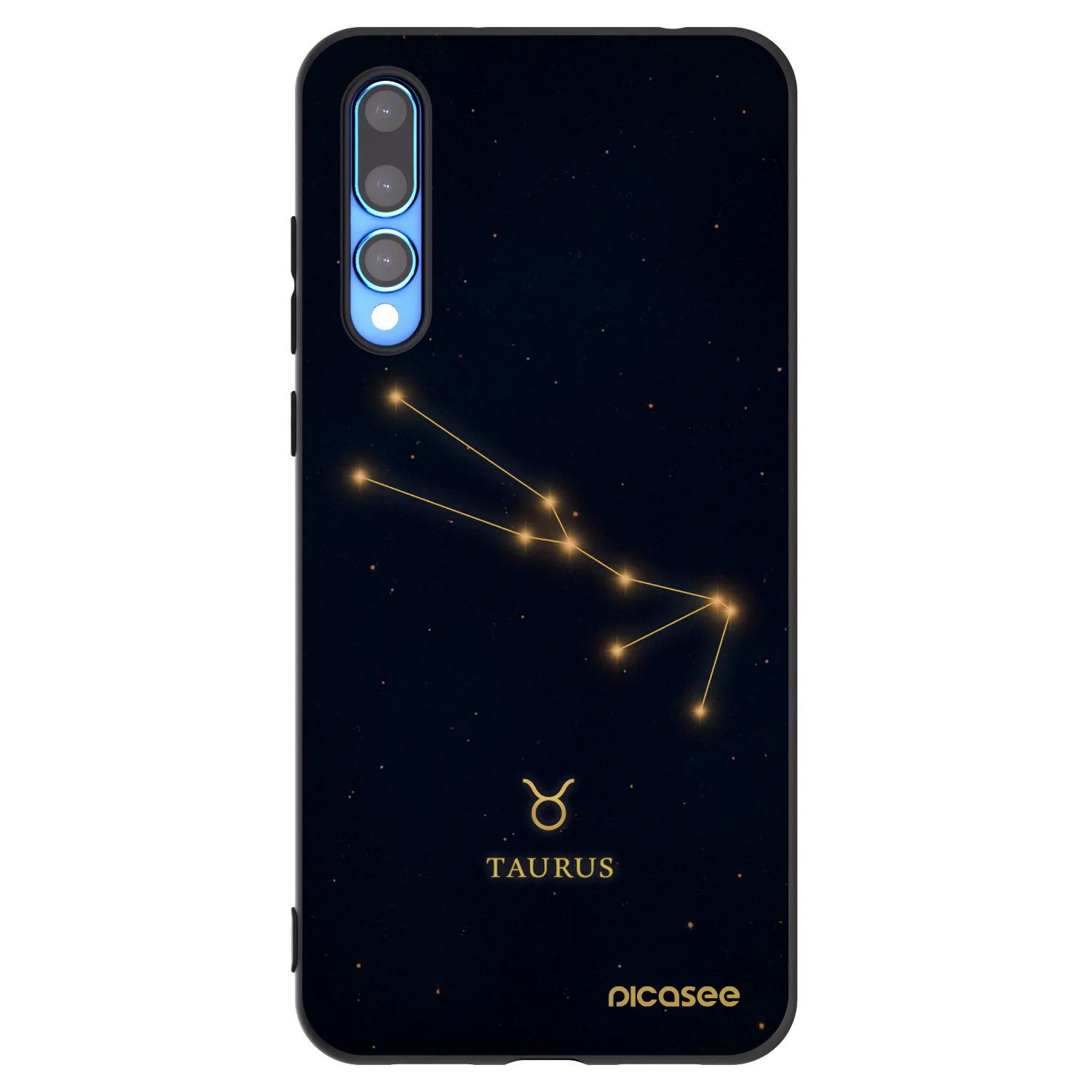 Picasee crna silikonska maskica za Huawei P20 Pro - TAURUS