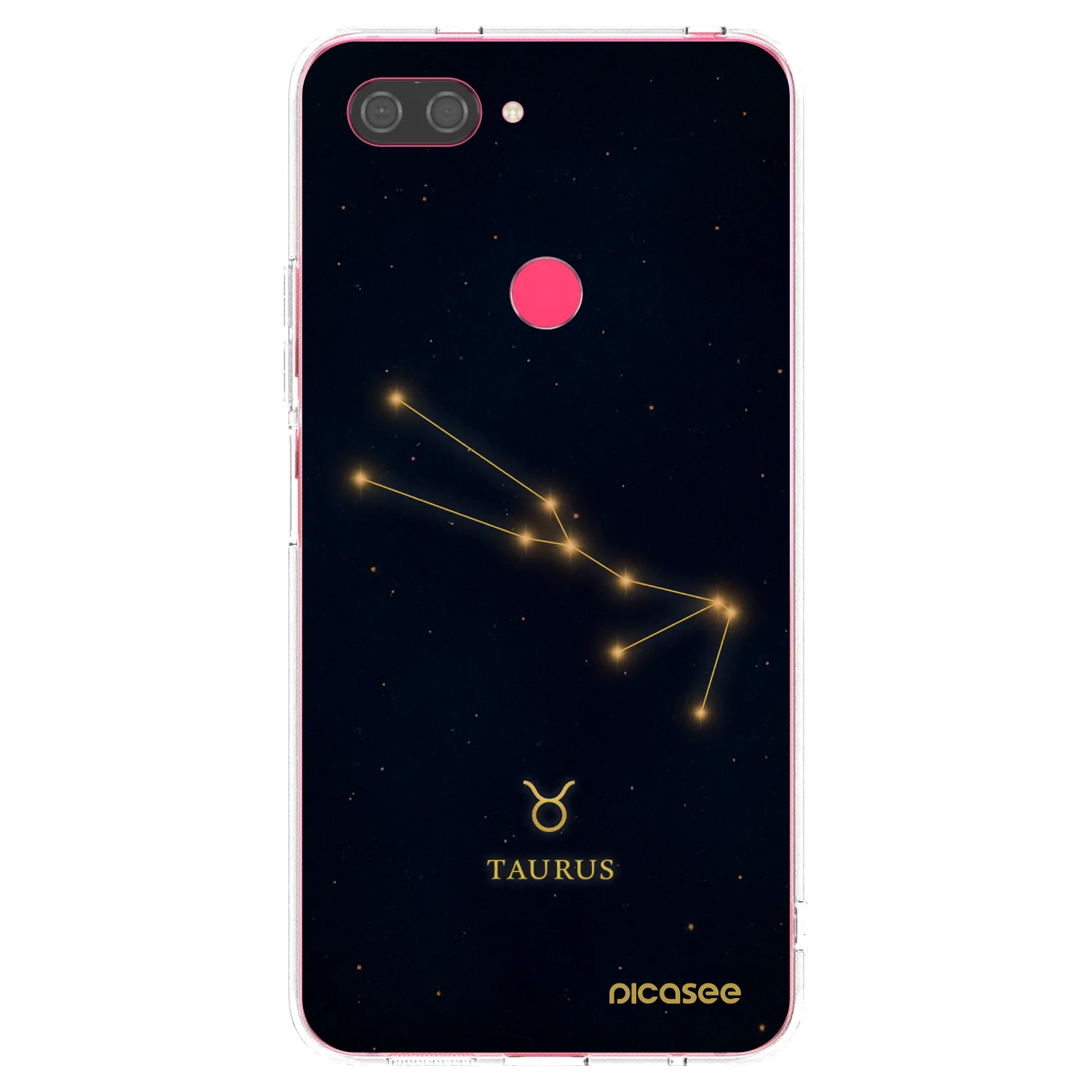 Picasee silikonska prozirna maskica za Xiaomi Mi 8 Lite - TAURUS