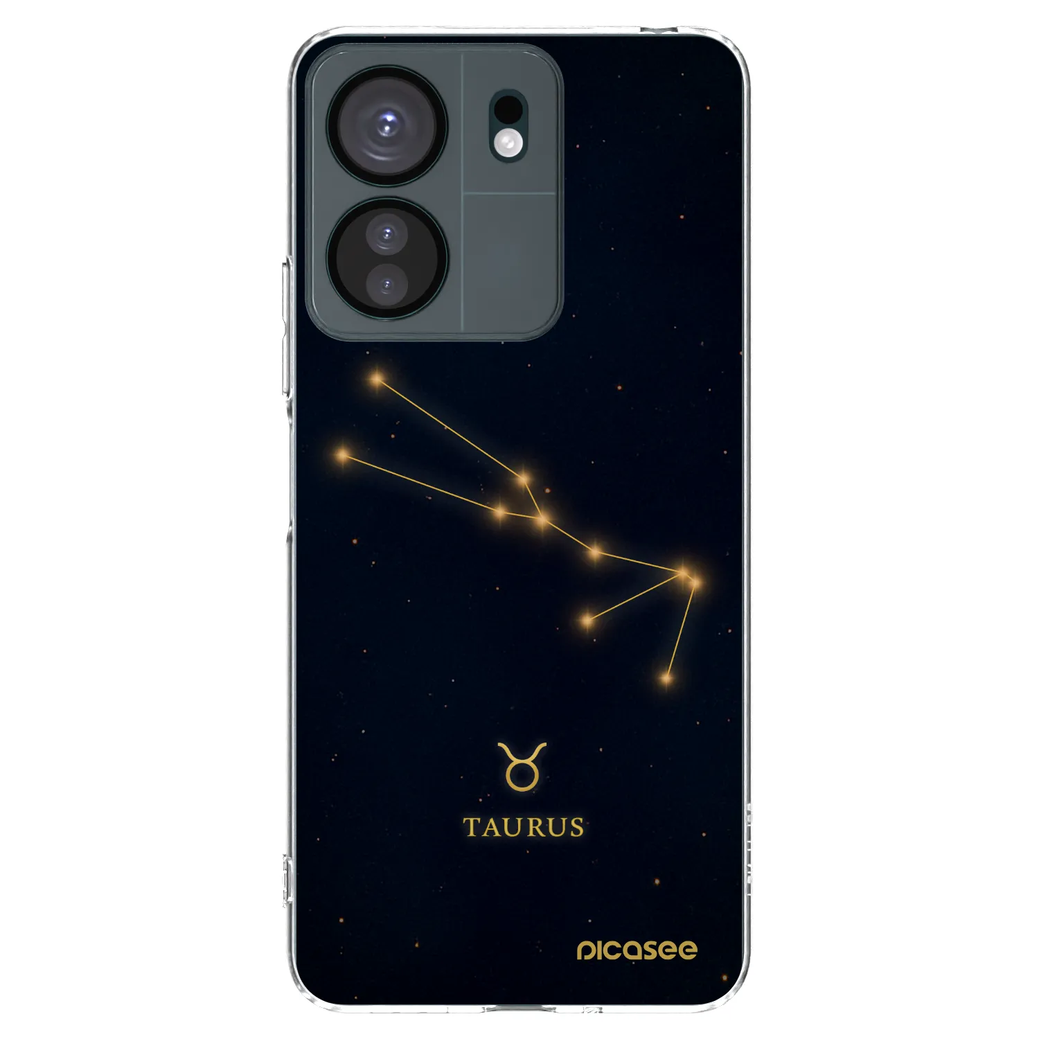 Picasee silikonska prozirna maskica za Xiaomi Redmi 13C 4G - TAURUS