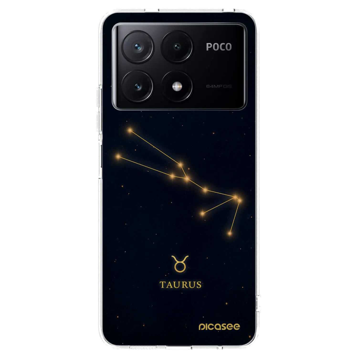 Picasee silikonska prozirna maskica za Xiaomi Poco X6 Pro - TAURUS