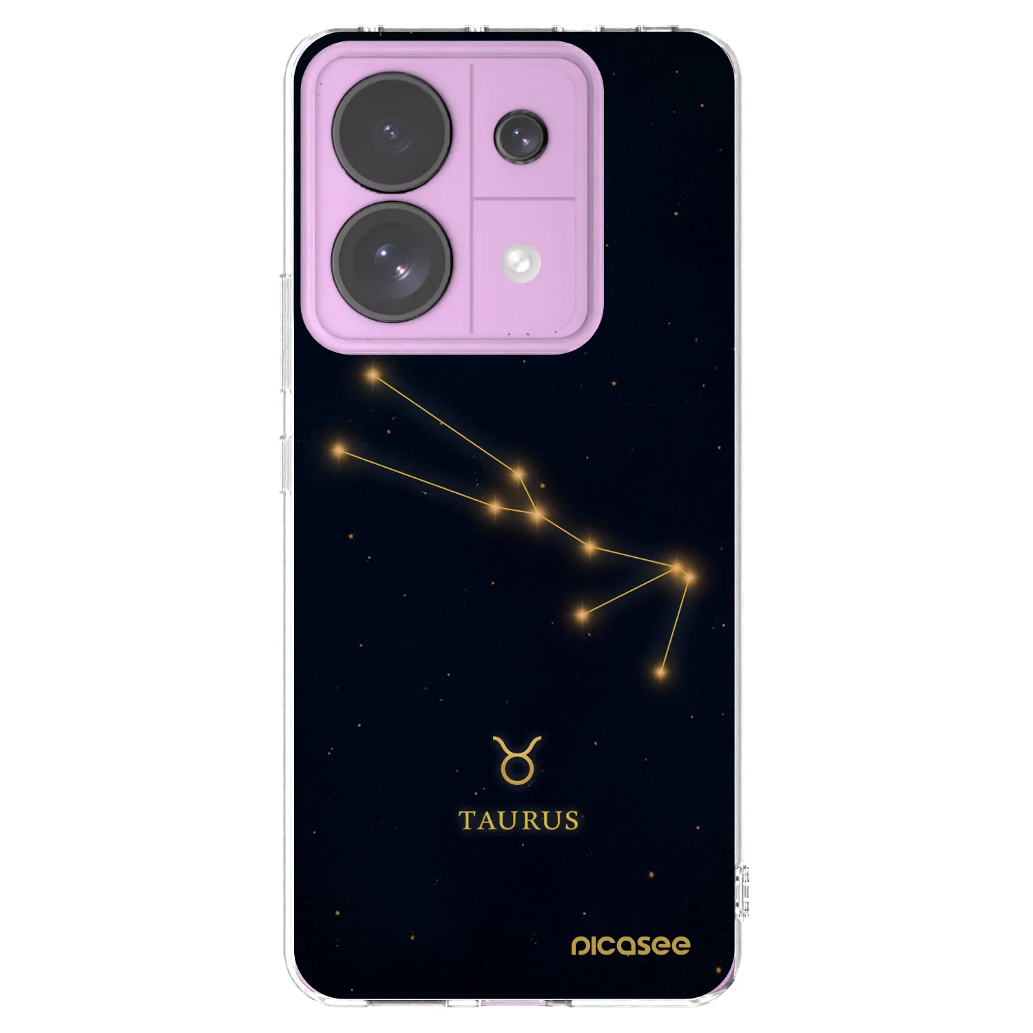 Picasee silikonska prozirna maskica za Xiaomi Redmi Note 13 Pro 5G - TAURUS