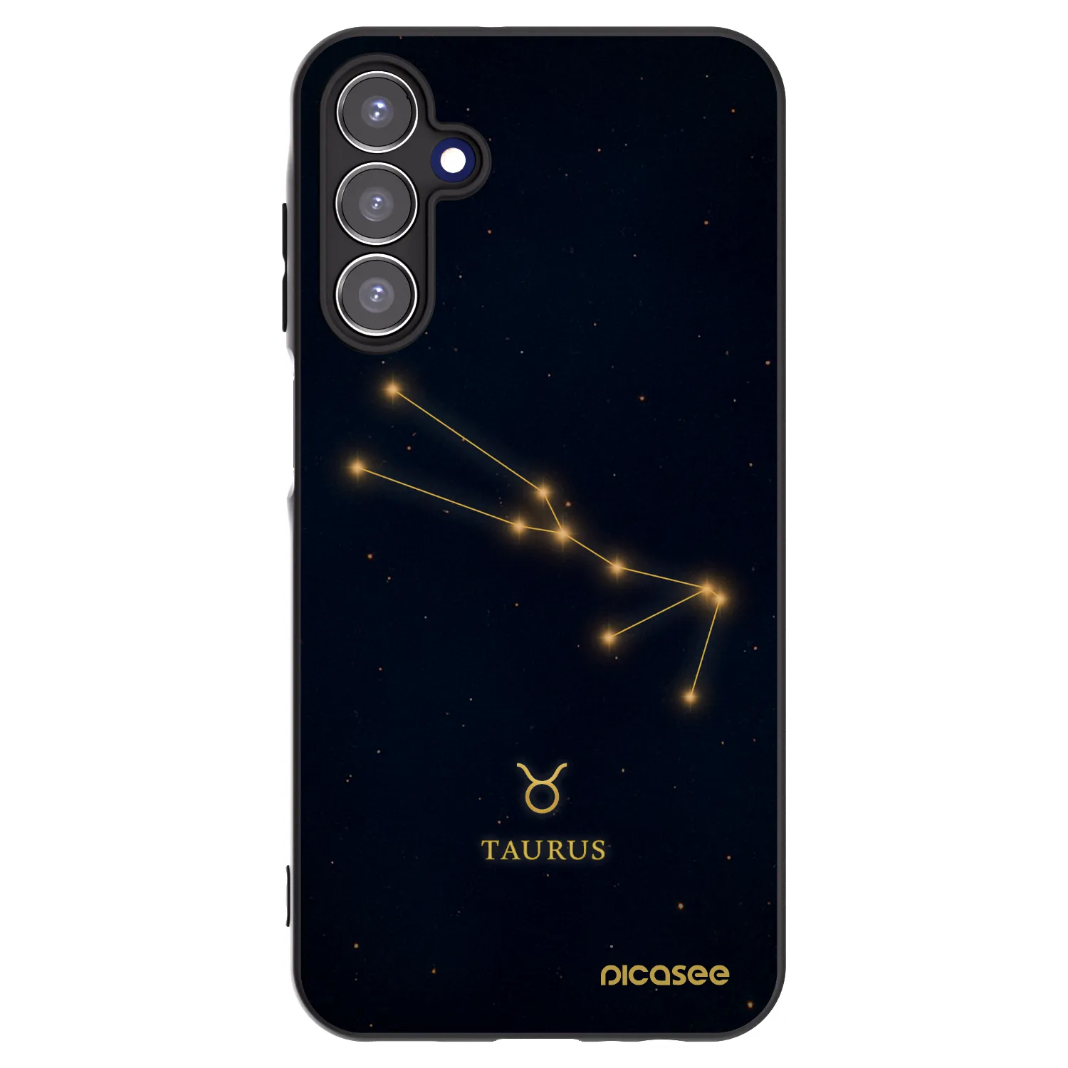 Picasee crna silikonska maskica za Samsung Galaxy A15 A155F 4G - TAURUS