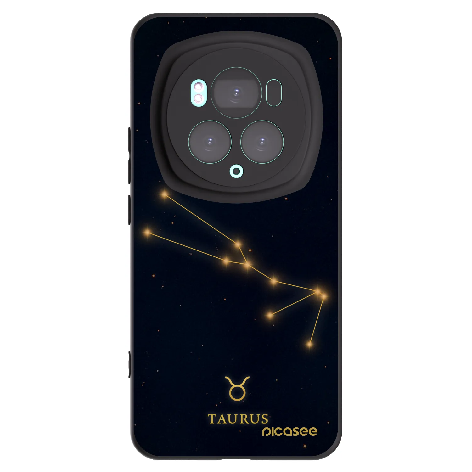 Picasee crna silikonska maskica za Honor Magic6 Pro - TAURUS