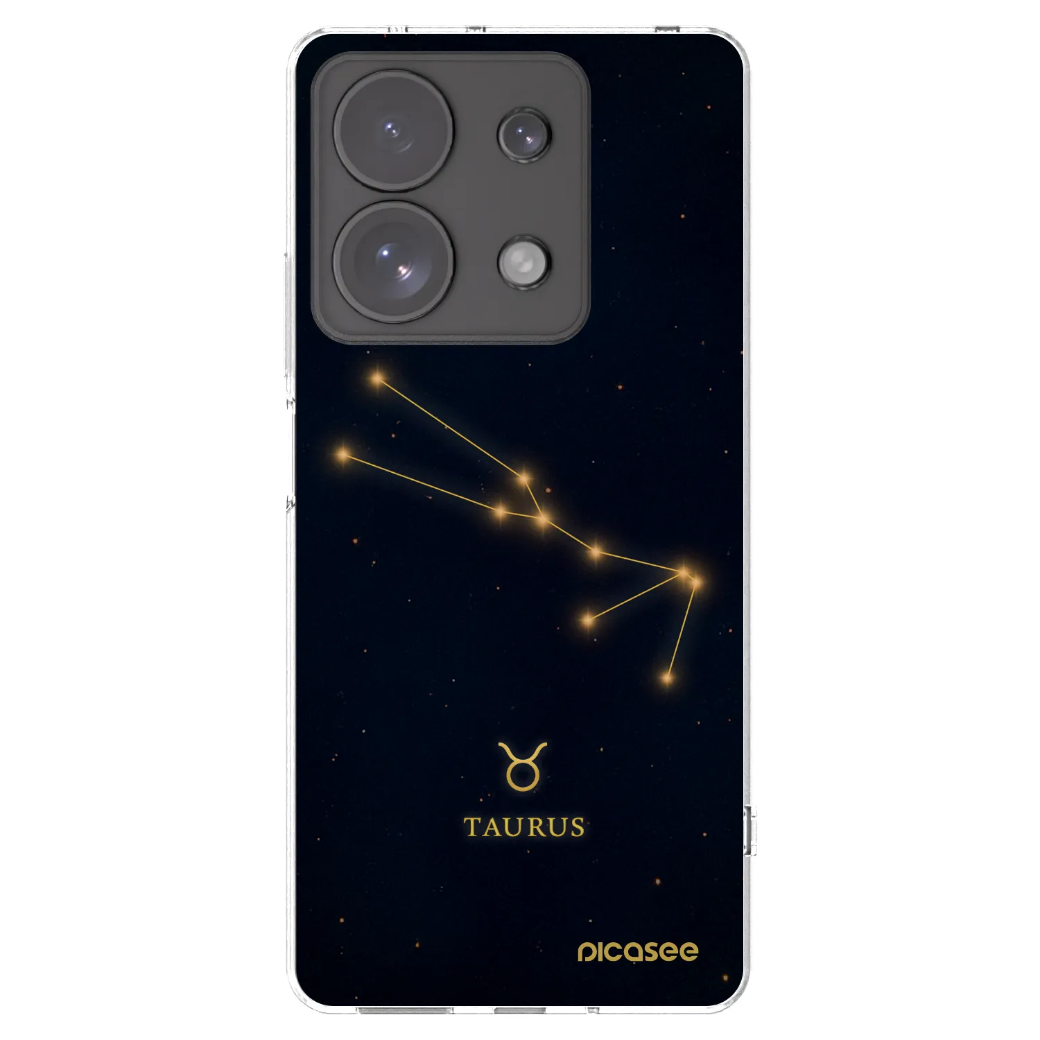 Picasee silikonska prozirna maskica za Xiaomi Redmi Note 13 Pro 4G - TAURUS