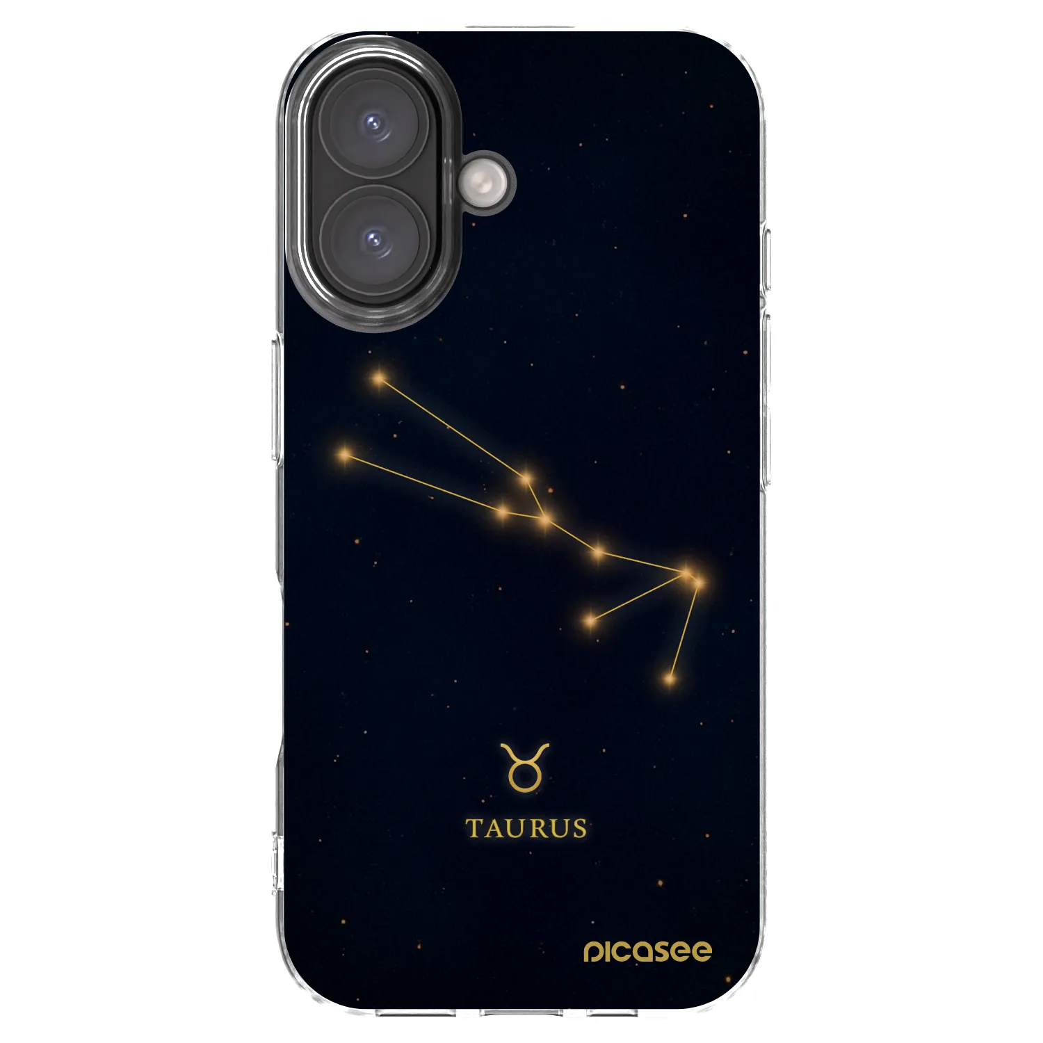 Picasee silikonska prozirna maskica za Apple iPhone 16 - TAURUS