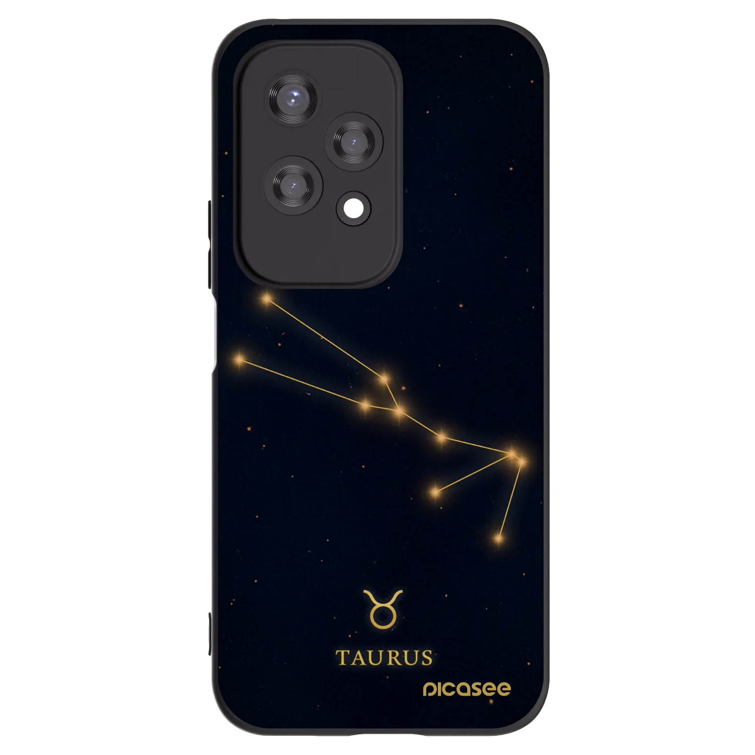 Picasee crna silikonska maskica za Honor 200 Lite - TAURUS