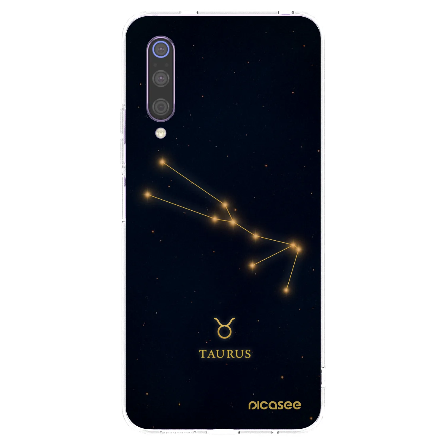 Picasee silikonska prozirna maskica za Xiaomi Mi 9 - TAURUS