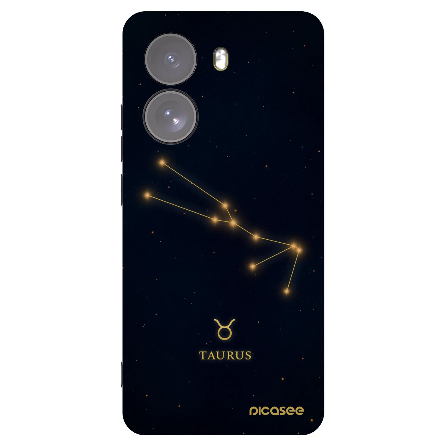 Picasee crna silikonska maskica za Xiaomi Poco X7 - TAURUS