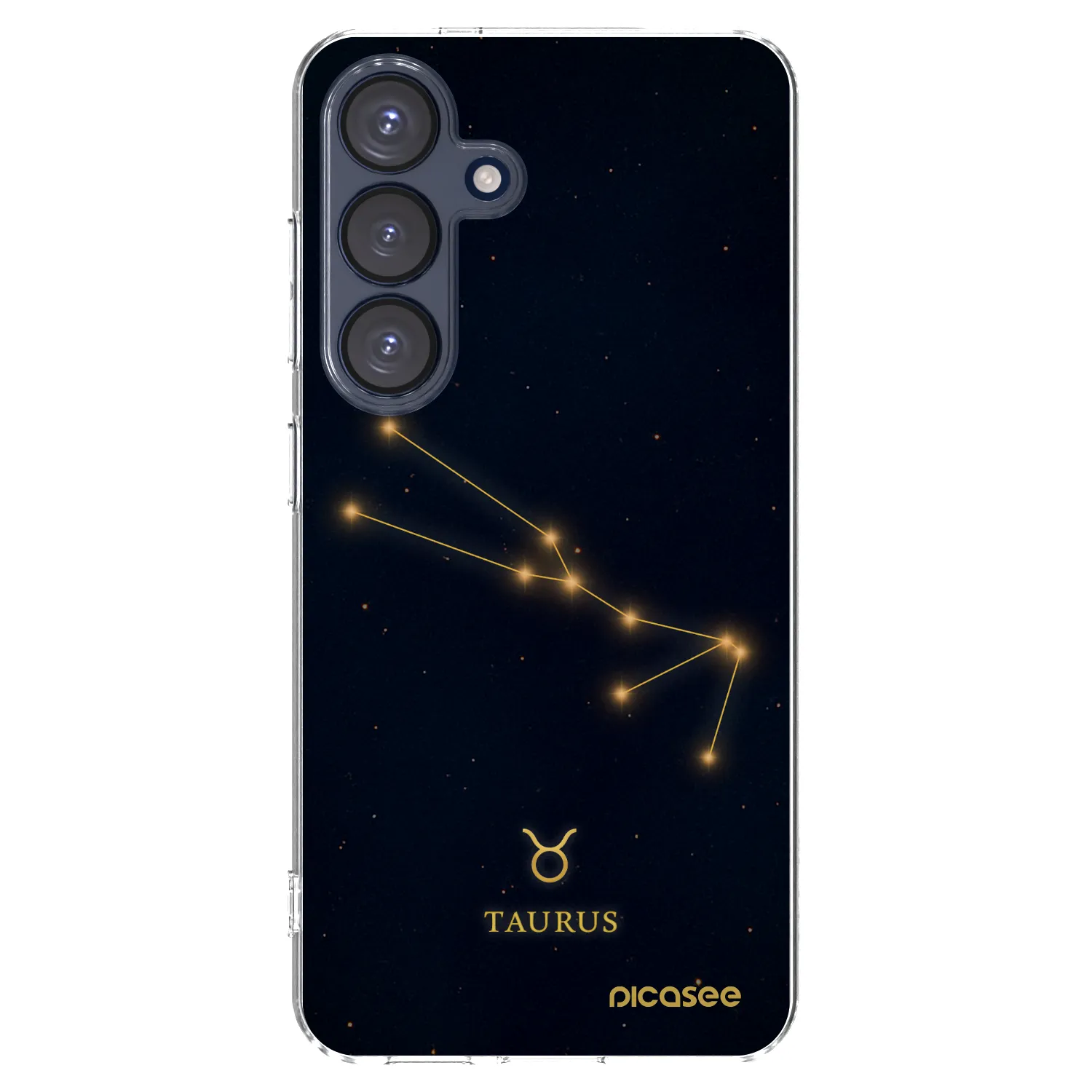 Picasee silikonska prozirna maskica za Samsung Galaxy S25 5G - TAURUS