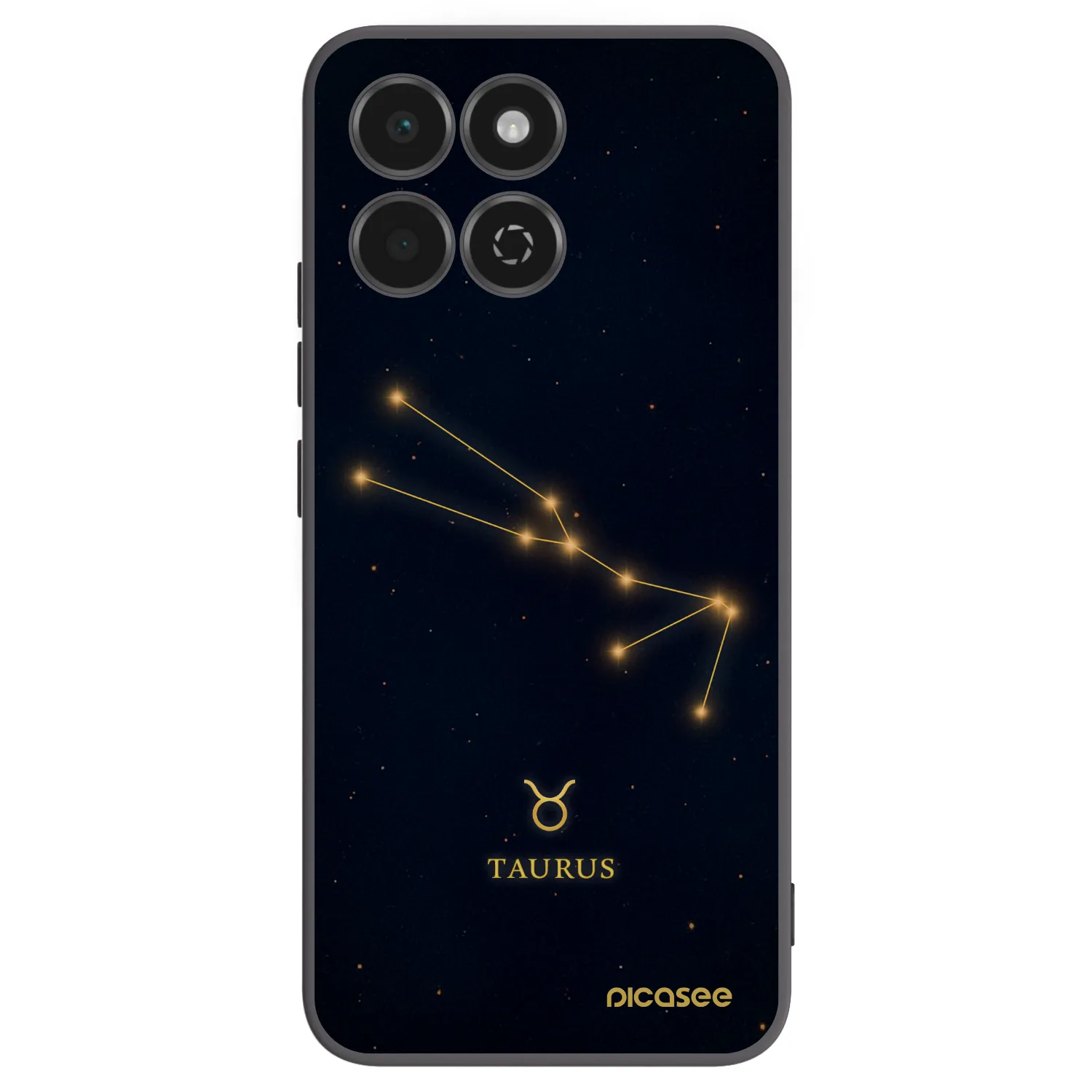 Picasee crna silikonska maskica za Honor 200 Smart 5G - TAURUS