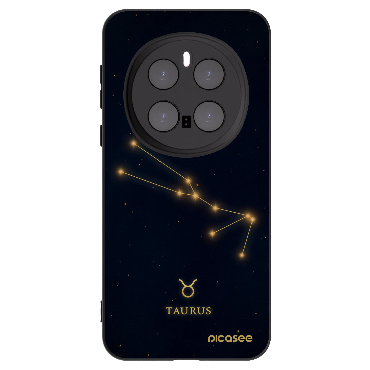 Picasee crna silikonska maskica za Honor Magic7 Pro 5G - TAURUS