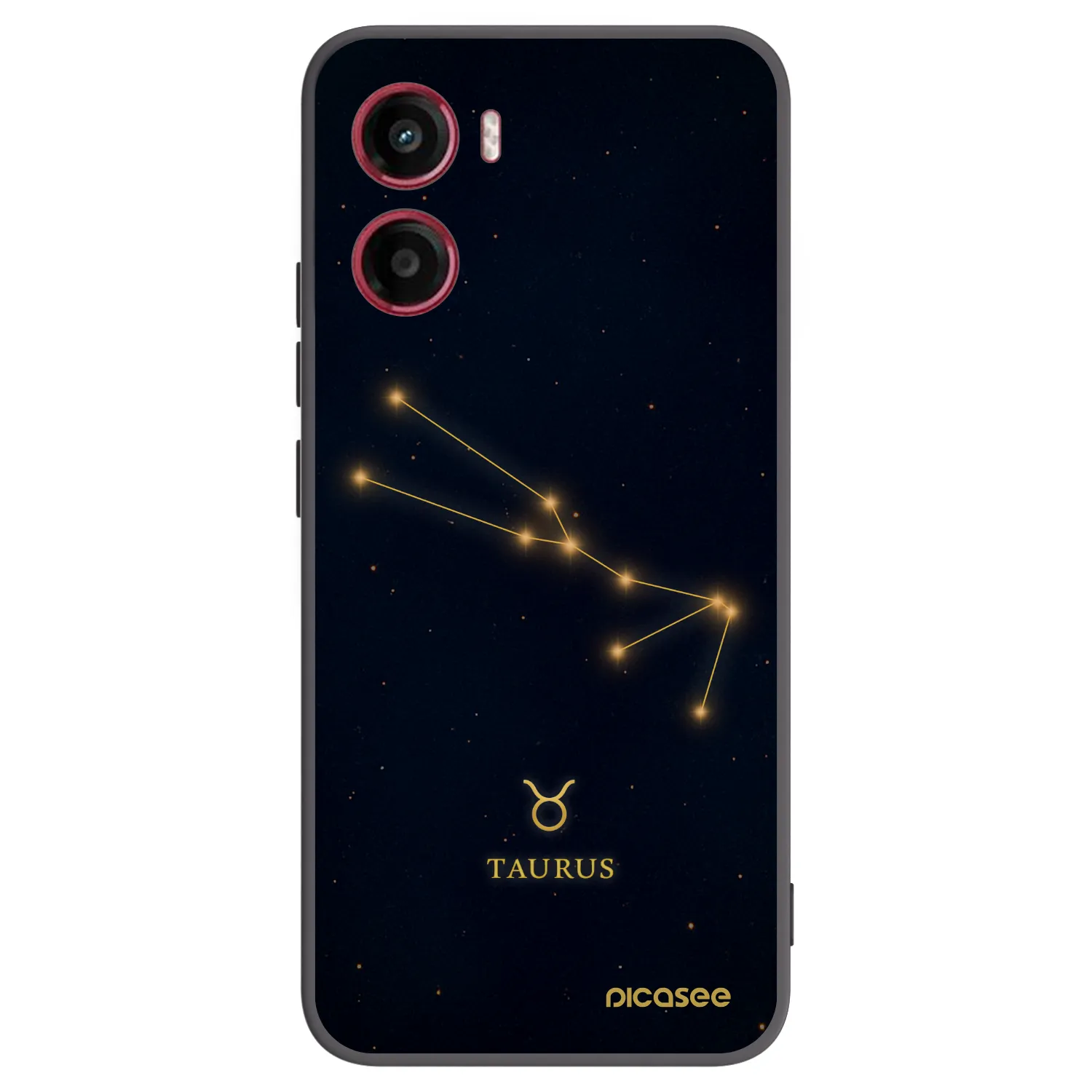 Picasee crna silikonska maskica za Motorola Moto G05 - TAURUS
