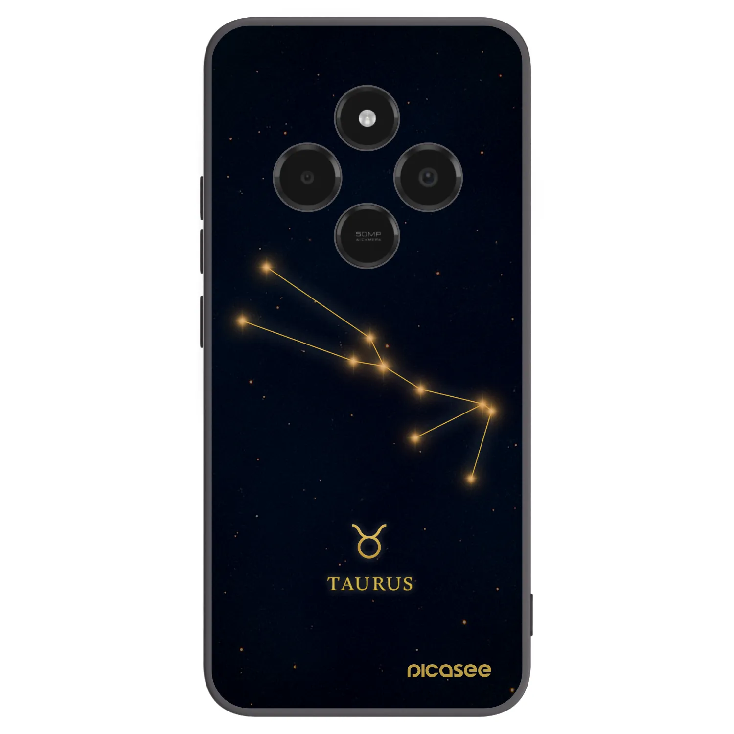 Picasee crna silikonska maskica za Xiaomi Poco C75 - TAURUS