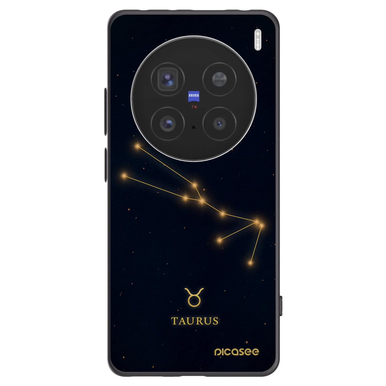 Picasee crna silikonska maskica za Vivo X200 Pro - TAURUS